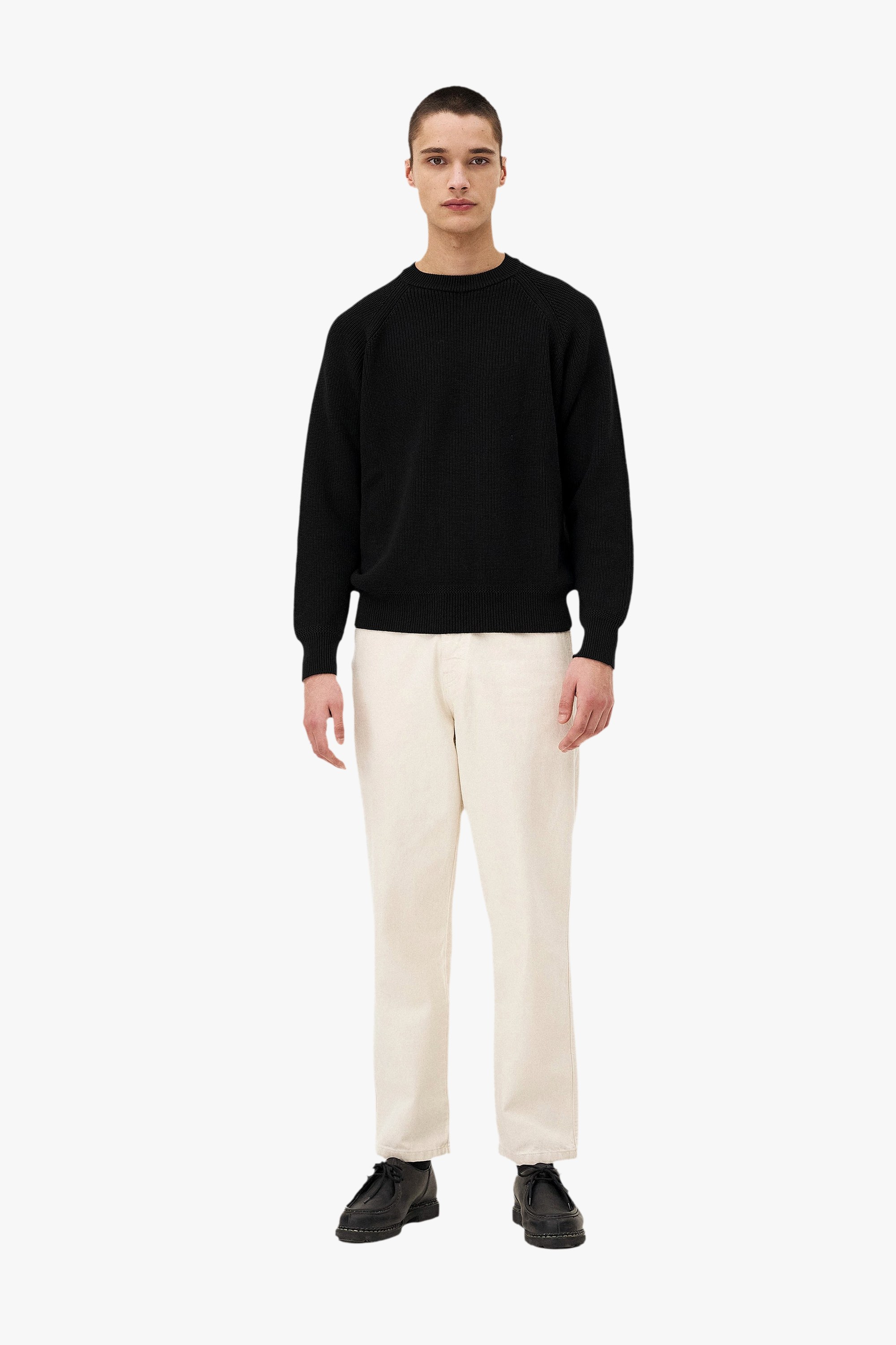 Wide leg calder jeans | Red Noyoco Men