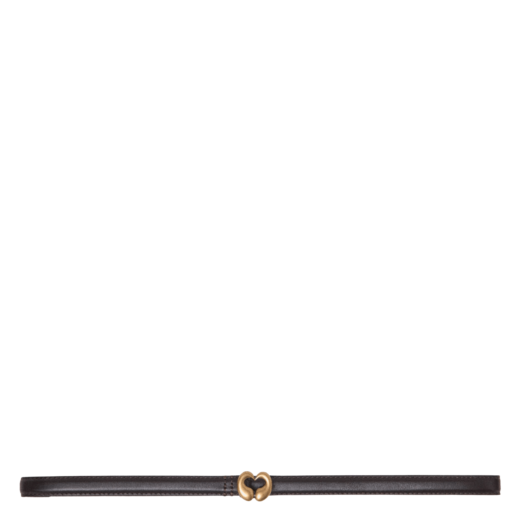 Leather belt  MAJE Brown