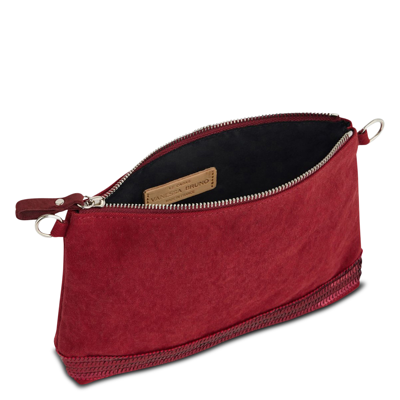 Pochette à sequins en coton | Rouge VANESSA BRUNO Femme