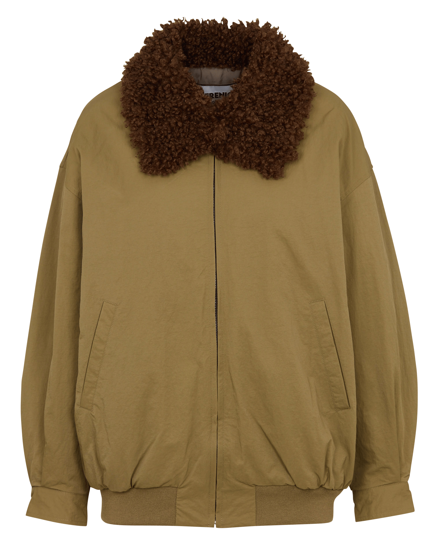 Parka oversize en coton BERENICE Kaki