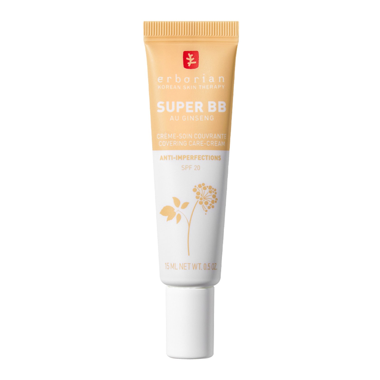 SUPER BB AU GINSENG -- Crème soin couvrant anti-imperfections ERBORIAN Nude