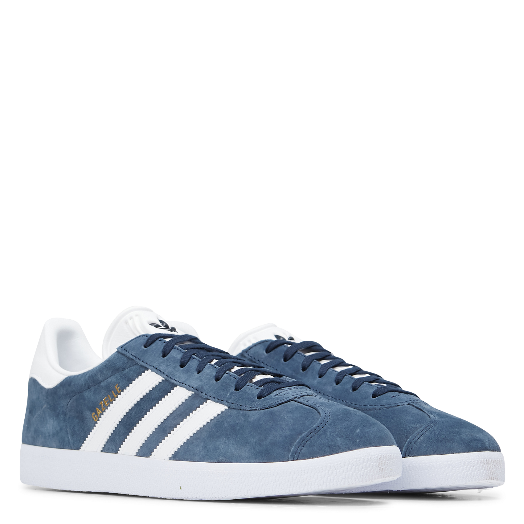 Gazelle en cuir ADIDAS Bleu