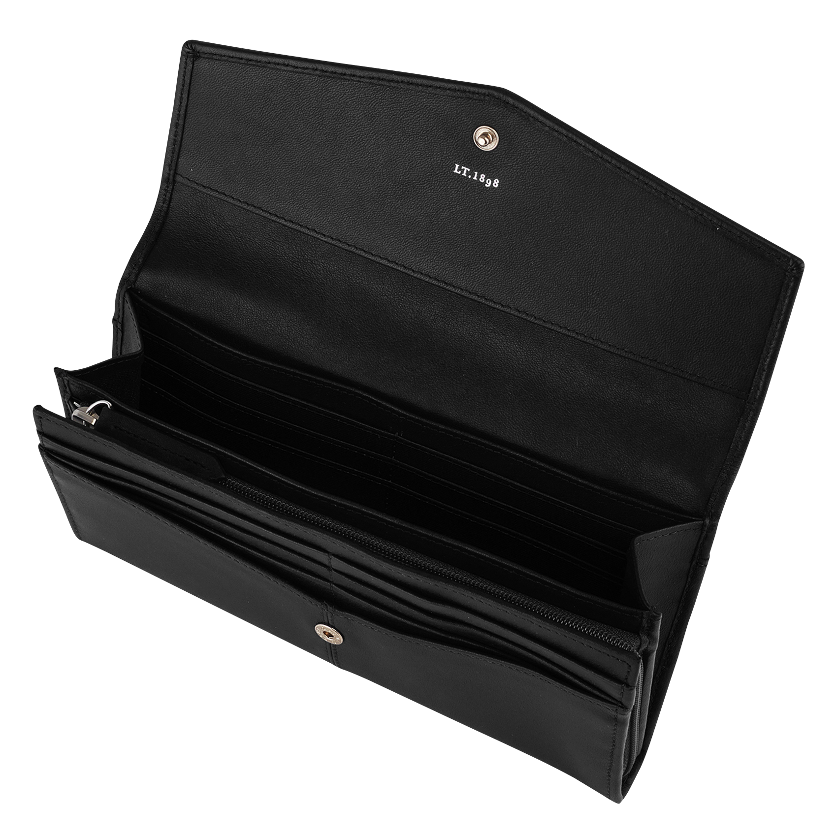 Compagnon en cuir lisse LE TANNEUR Noir