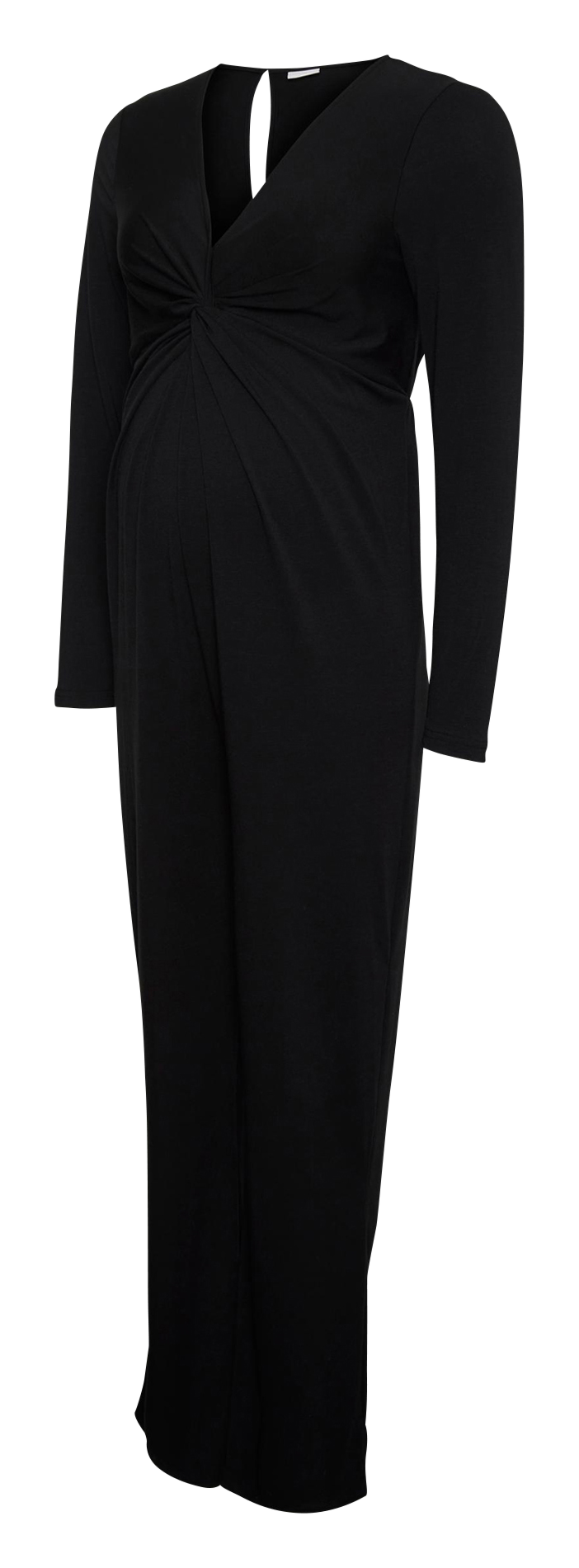 Robe longue moulante de grossesse MAMALICIOUS Noir