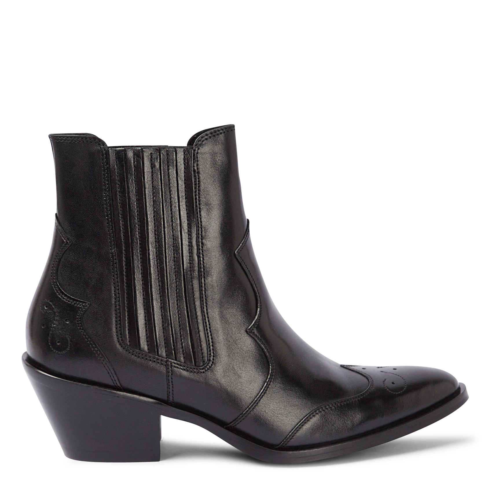 Boots en cuir MELLOW YELLOW Noir