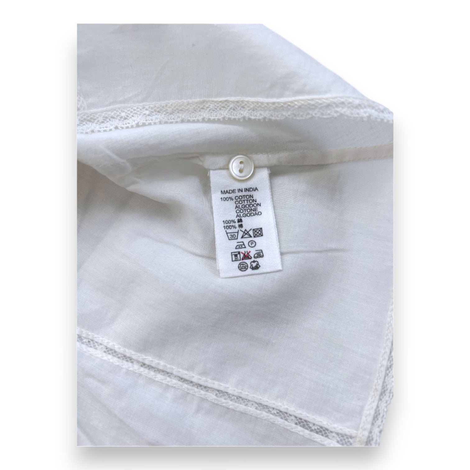 White baby dress - 6 months BONPOINT - Seconde Main White