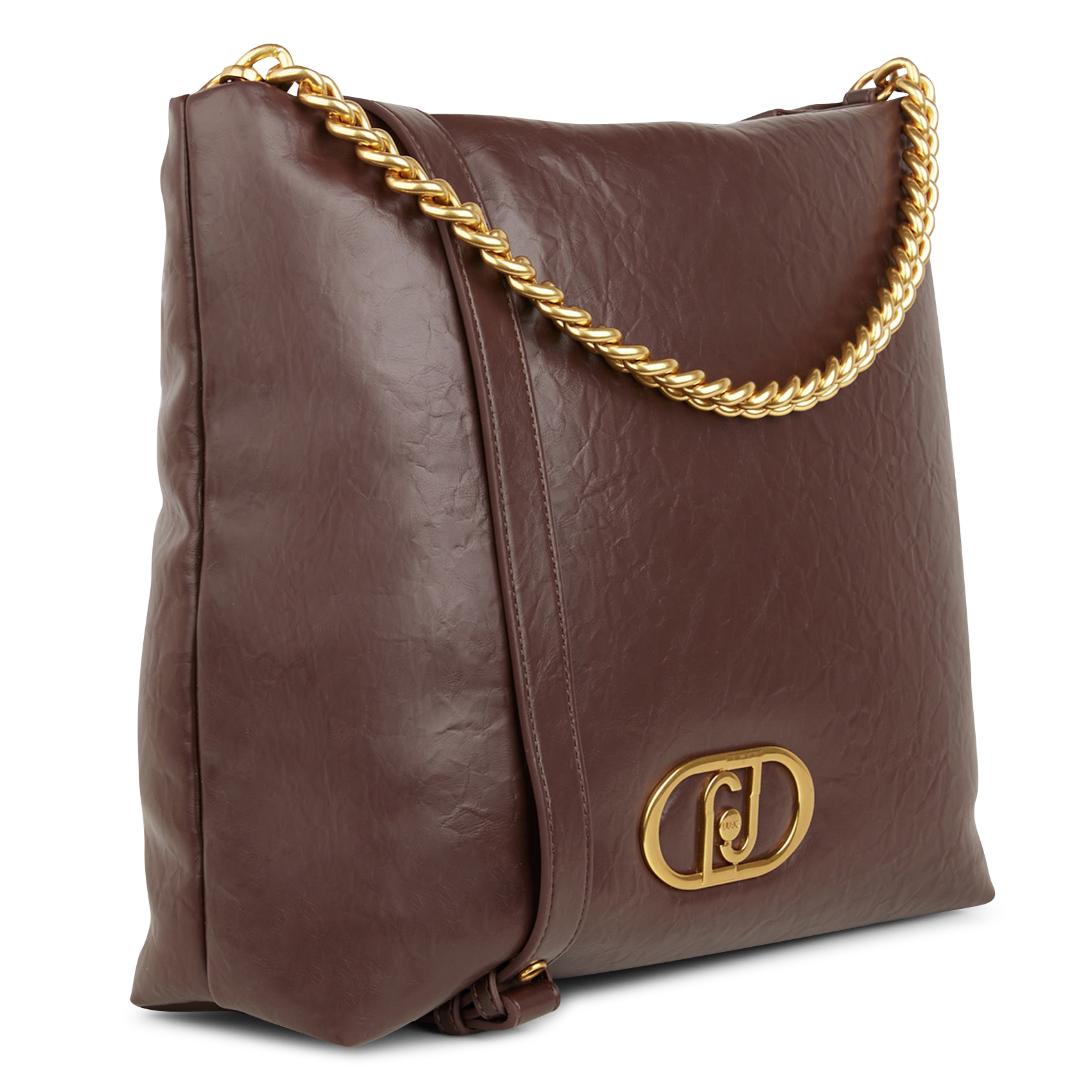 Sac à main effet cuir LIU JO Marron