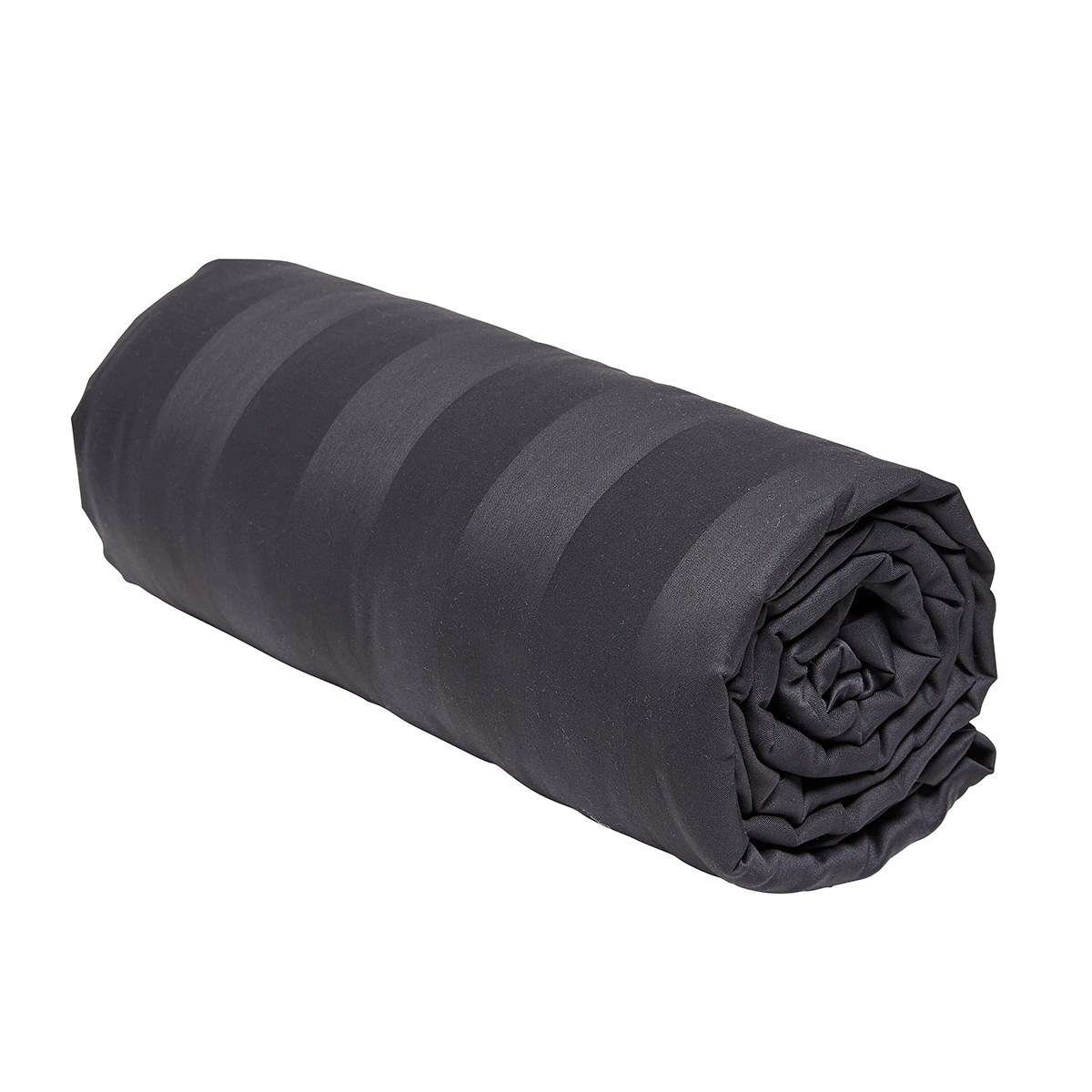 Solid color fitted sheet in cotton TODAY LINGE DE MAISON Black