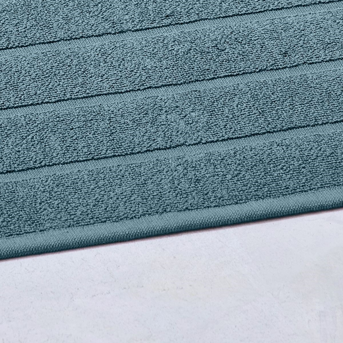 Solid color cotton bath mat TODAY LINGE DE MAISON Blue