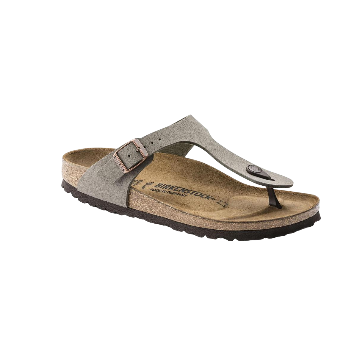 Faux leather sandals BIRKENSTOCK Brown