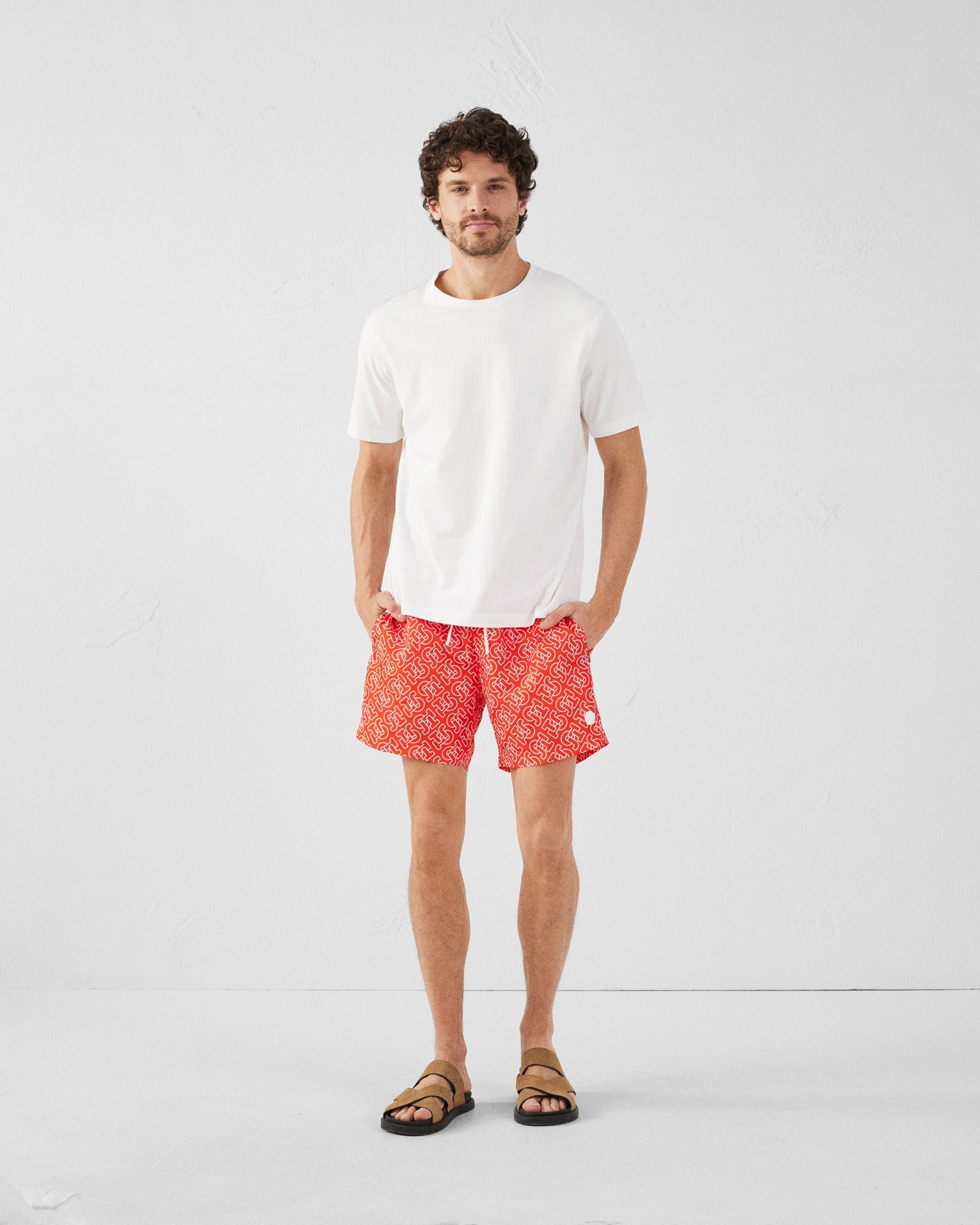 Niolon monogram swimsuit JOTT Red