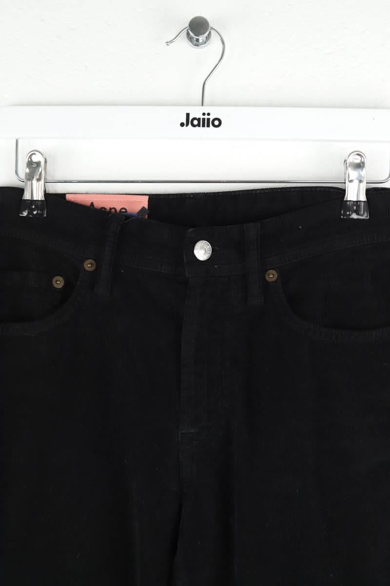 Straight leg bla konst cotton trousers ACNE STUDIOS - Seconde Main Black