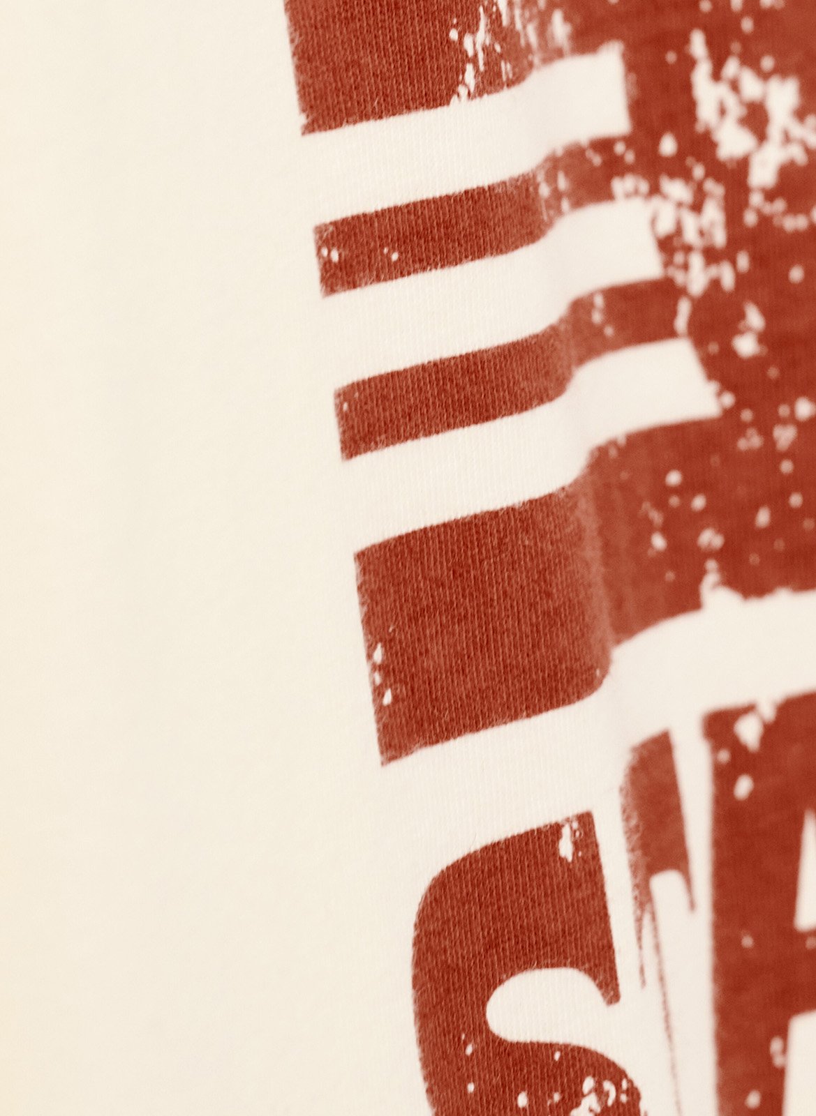 Straight screen-printed round-neck T-shirt BA&SH Beige