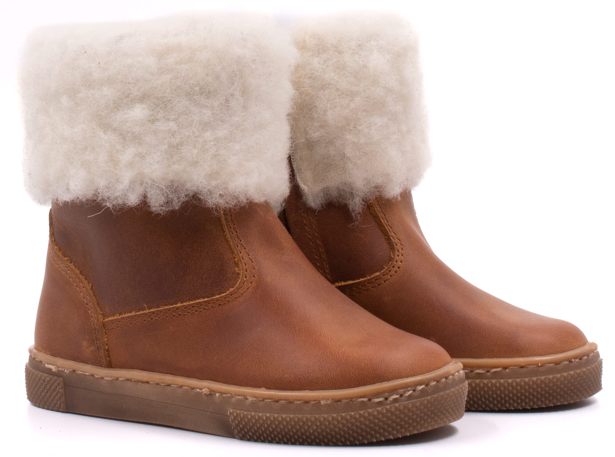Fur-lined boot Boni & Sidonie Brown