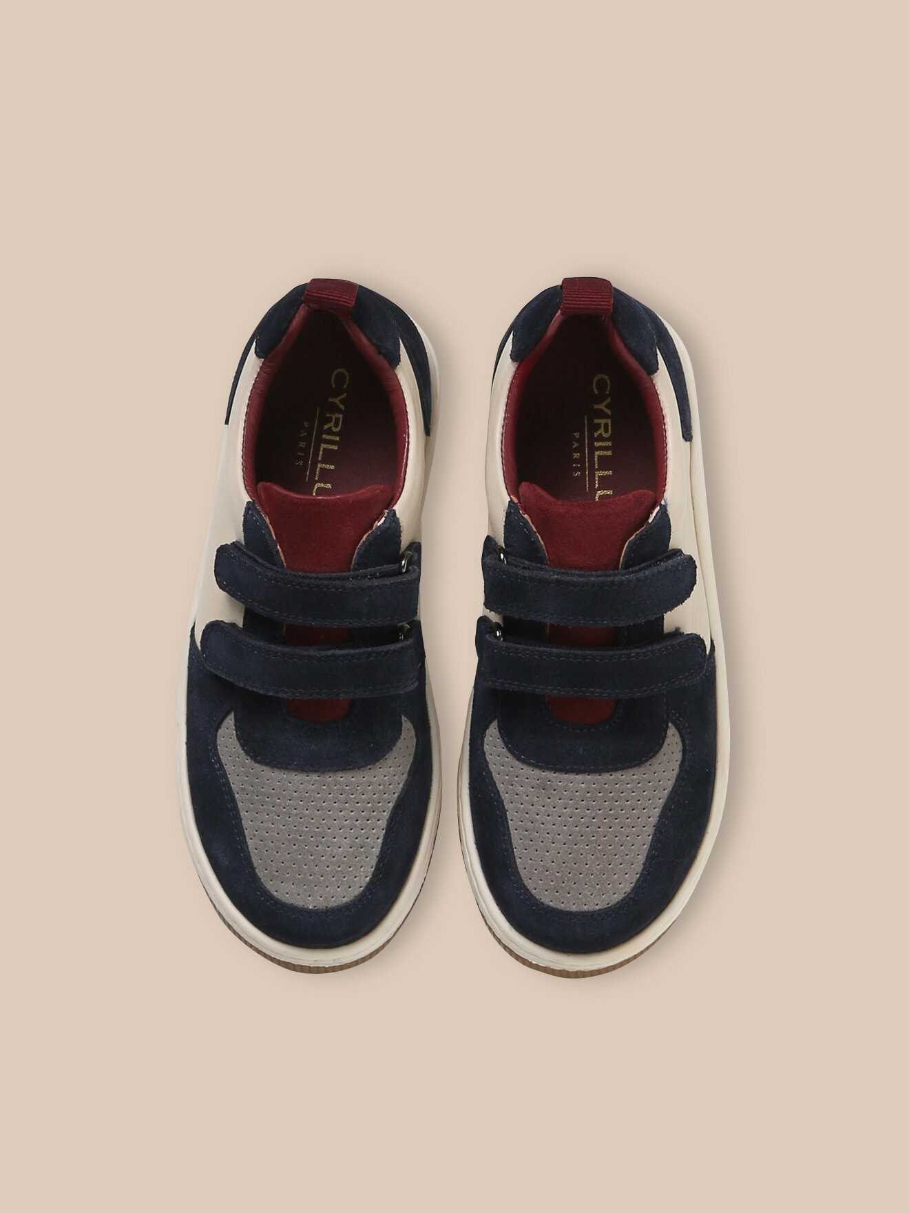 Adventure 2.0 Alpine Oxford leather trainers CYRILLUS Red