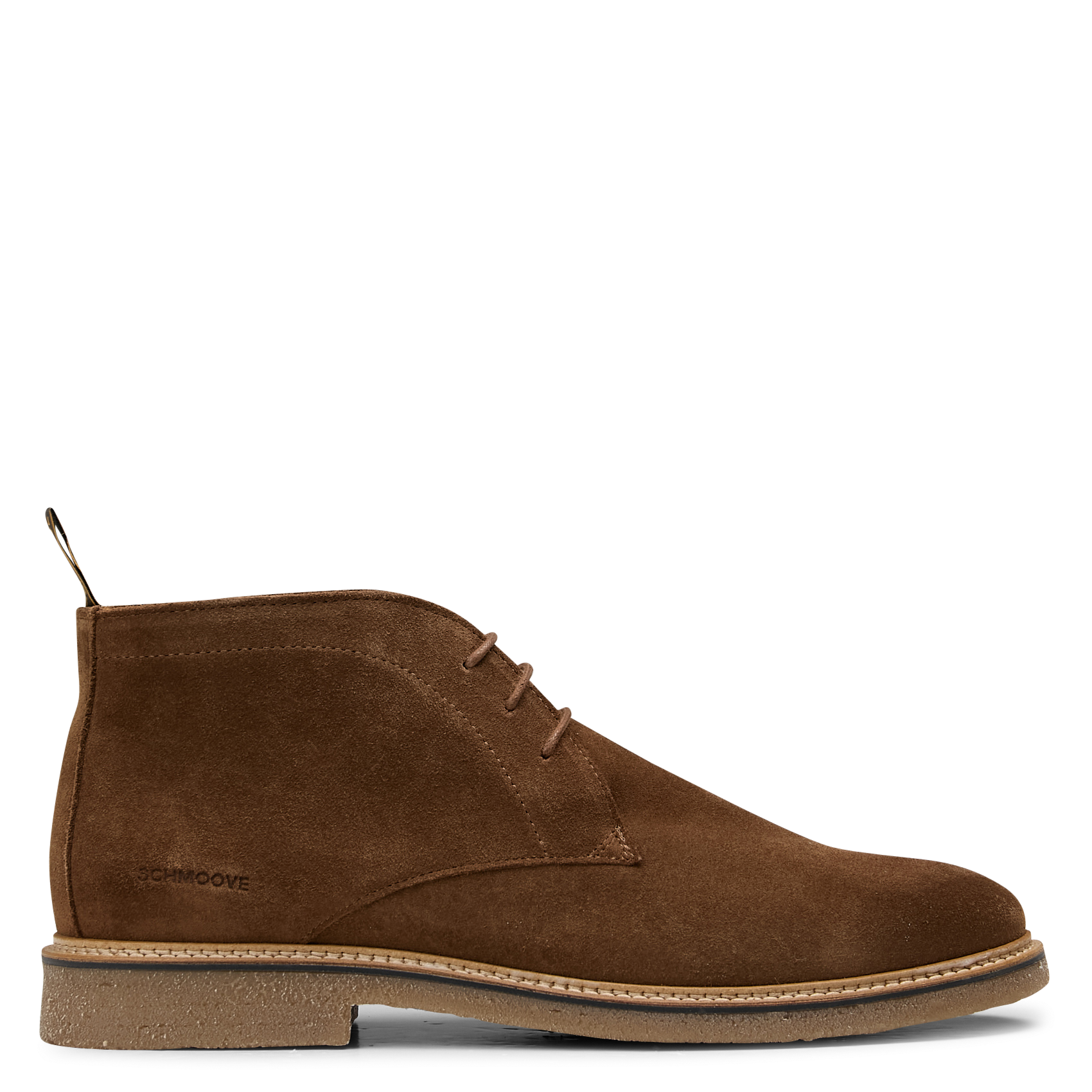 Boots à lacets en cuir suédé SCHMOOVE Marron