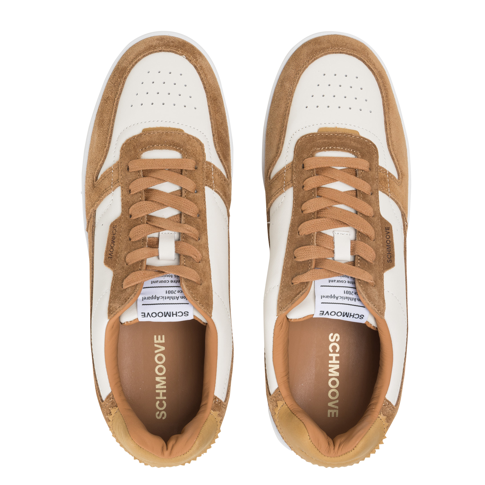 Baskets basses en cuir SCHMOOVE Multicolore