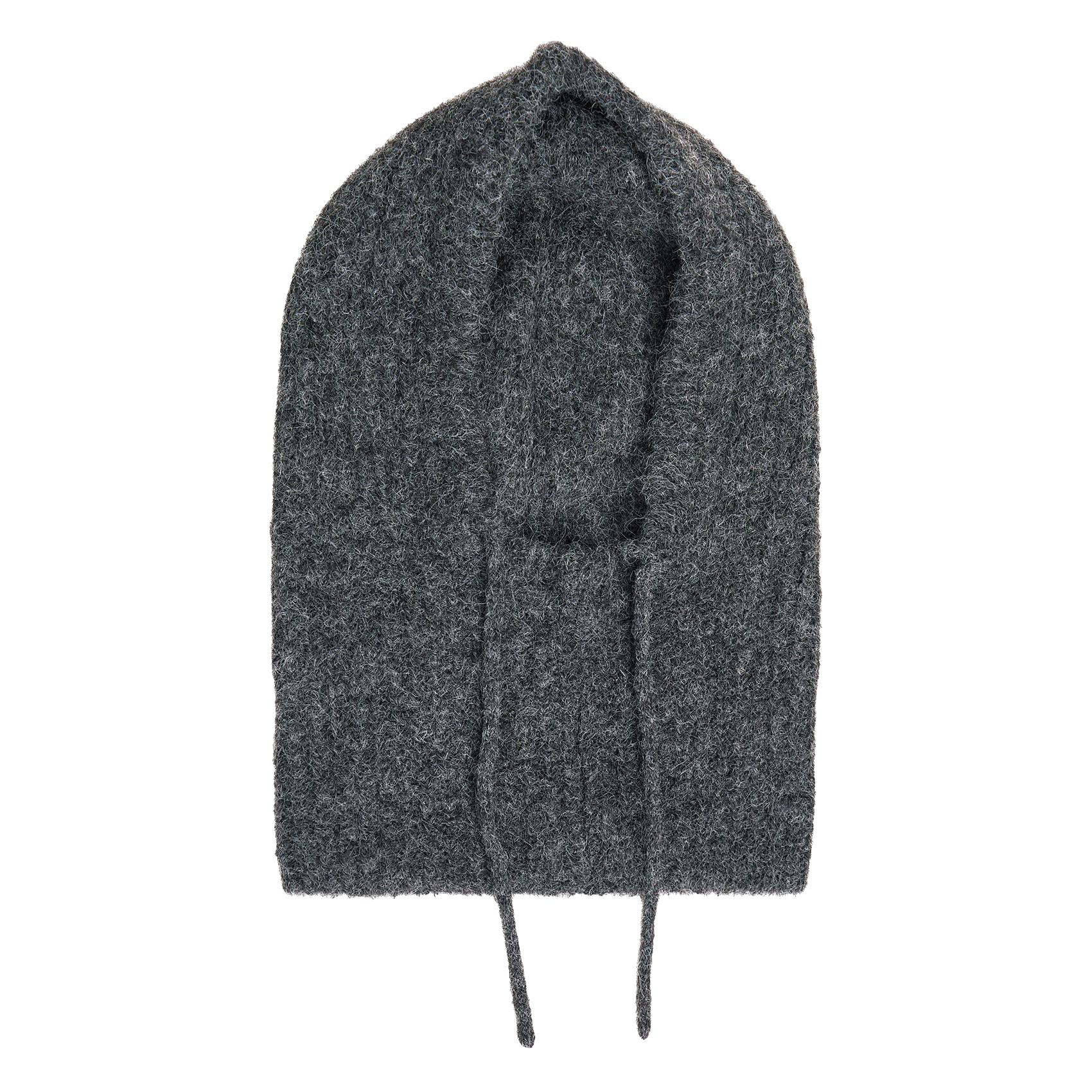 Cagoule en maille OBJECT Gris