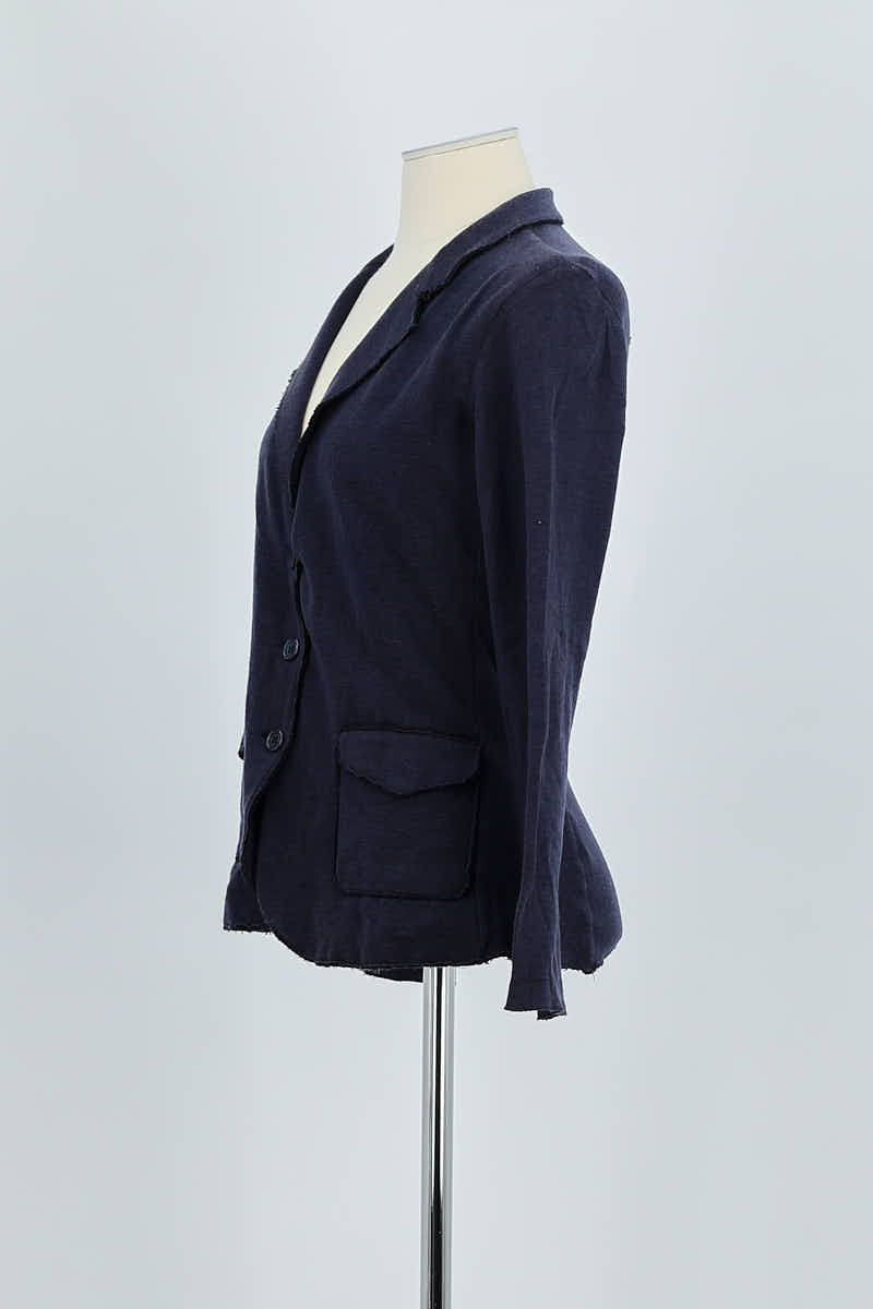 Blazer MAJESTIC FILATURES - SECONDE MAIN Blue