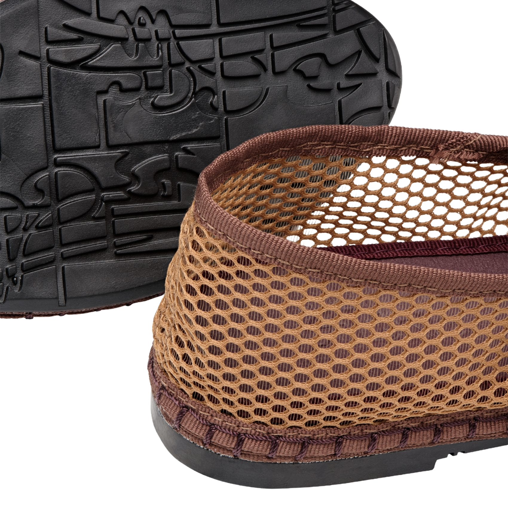 Mesh ballet flats FLABELUS Brown