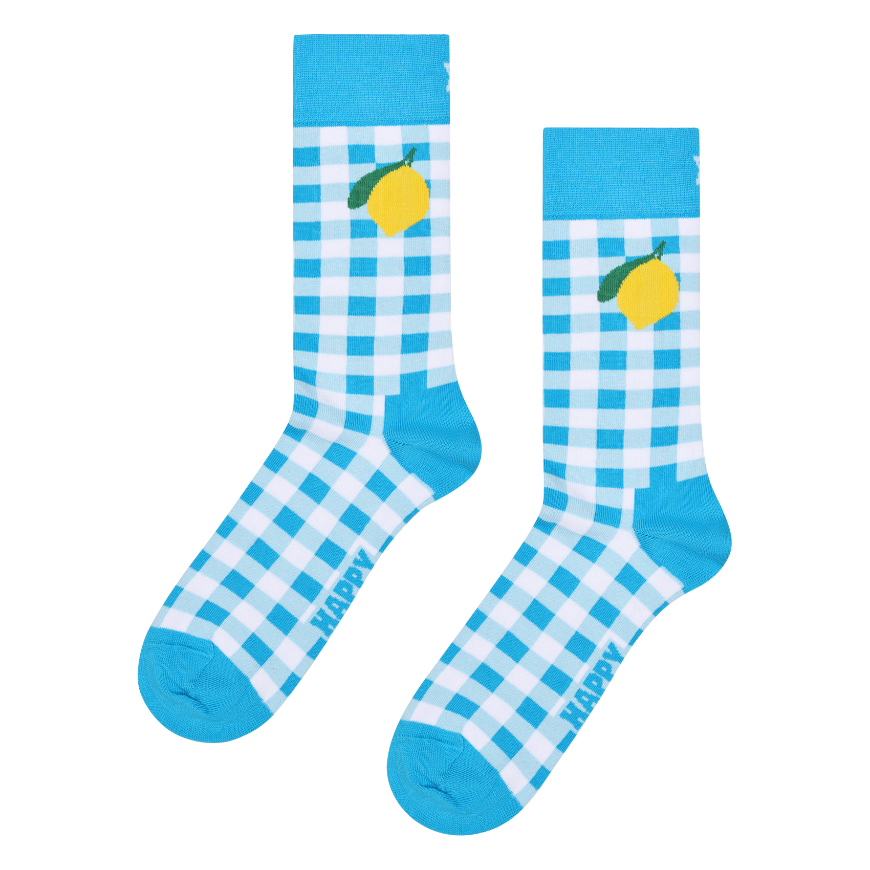 Chaussettes en coton mélangé imprimé HAPPY SOCKS Bleu
