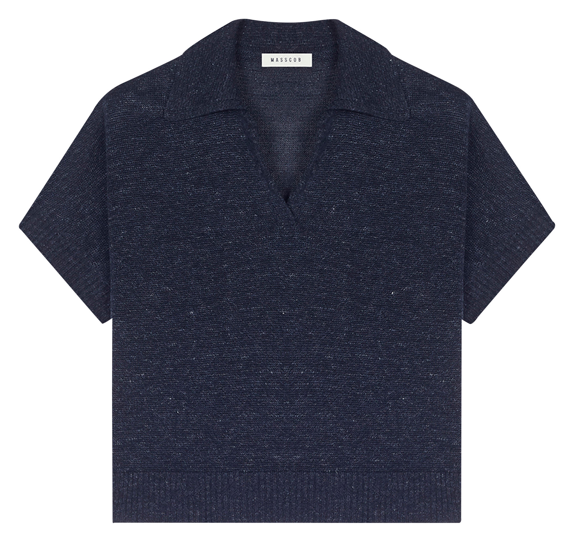 Pull oversize en lin et coton bio MASSCOB Vert