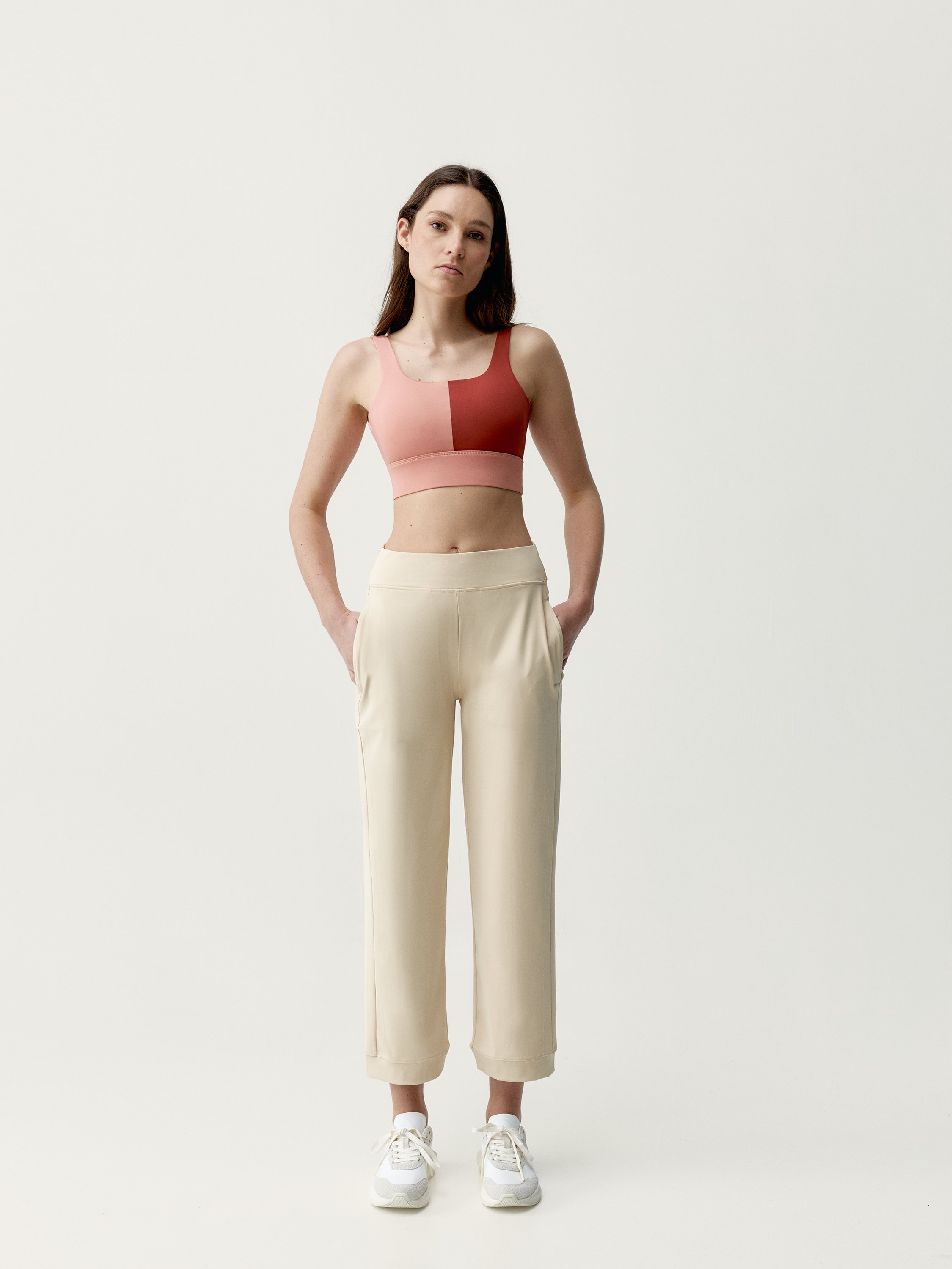 Pantalon de sport performance athleisure egan BORN Beige