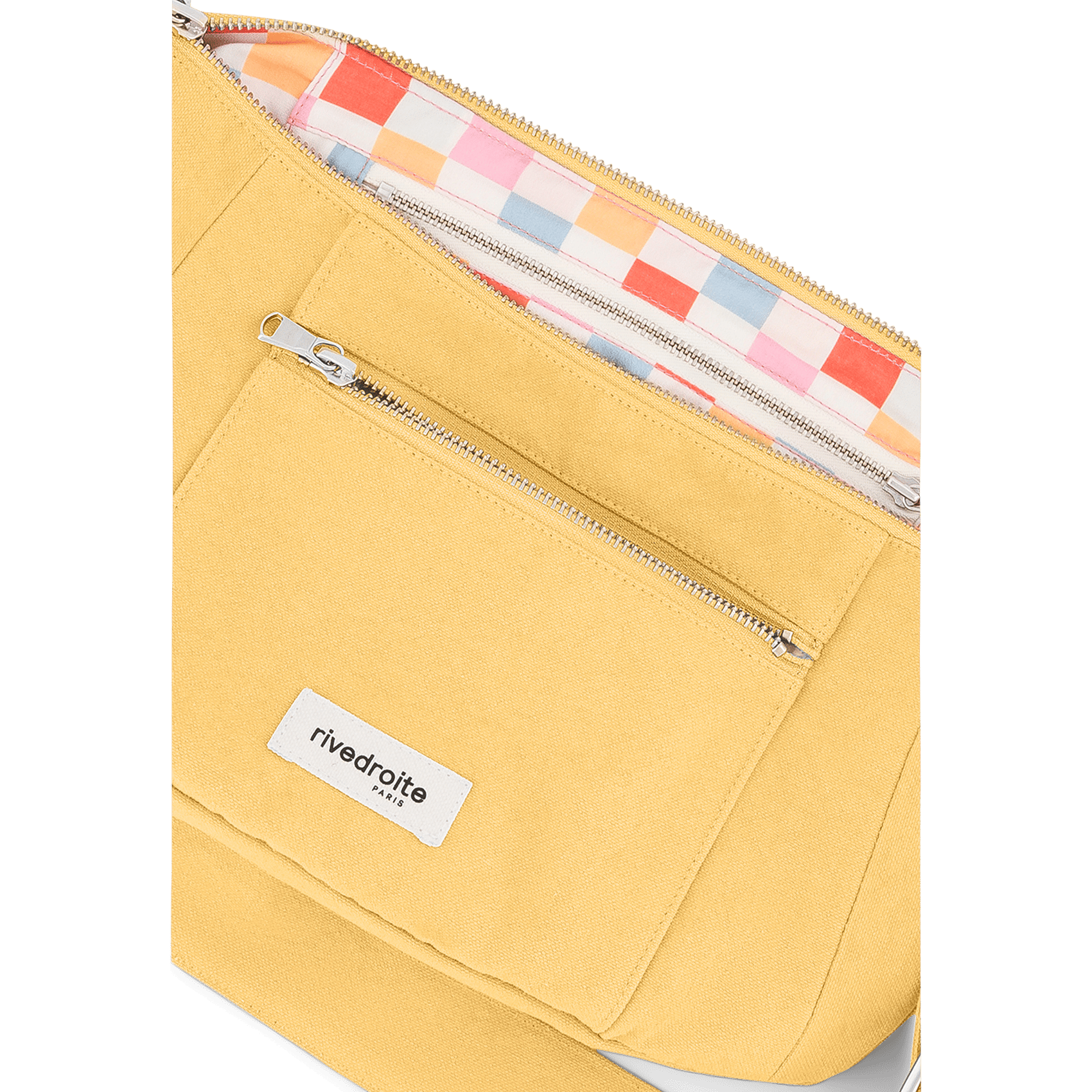 Crossbody bag in blended recycled cotton RIVEDROITE PARIS Yellow