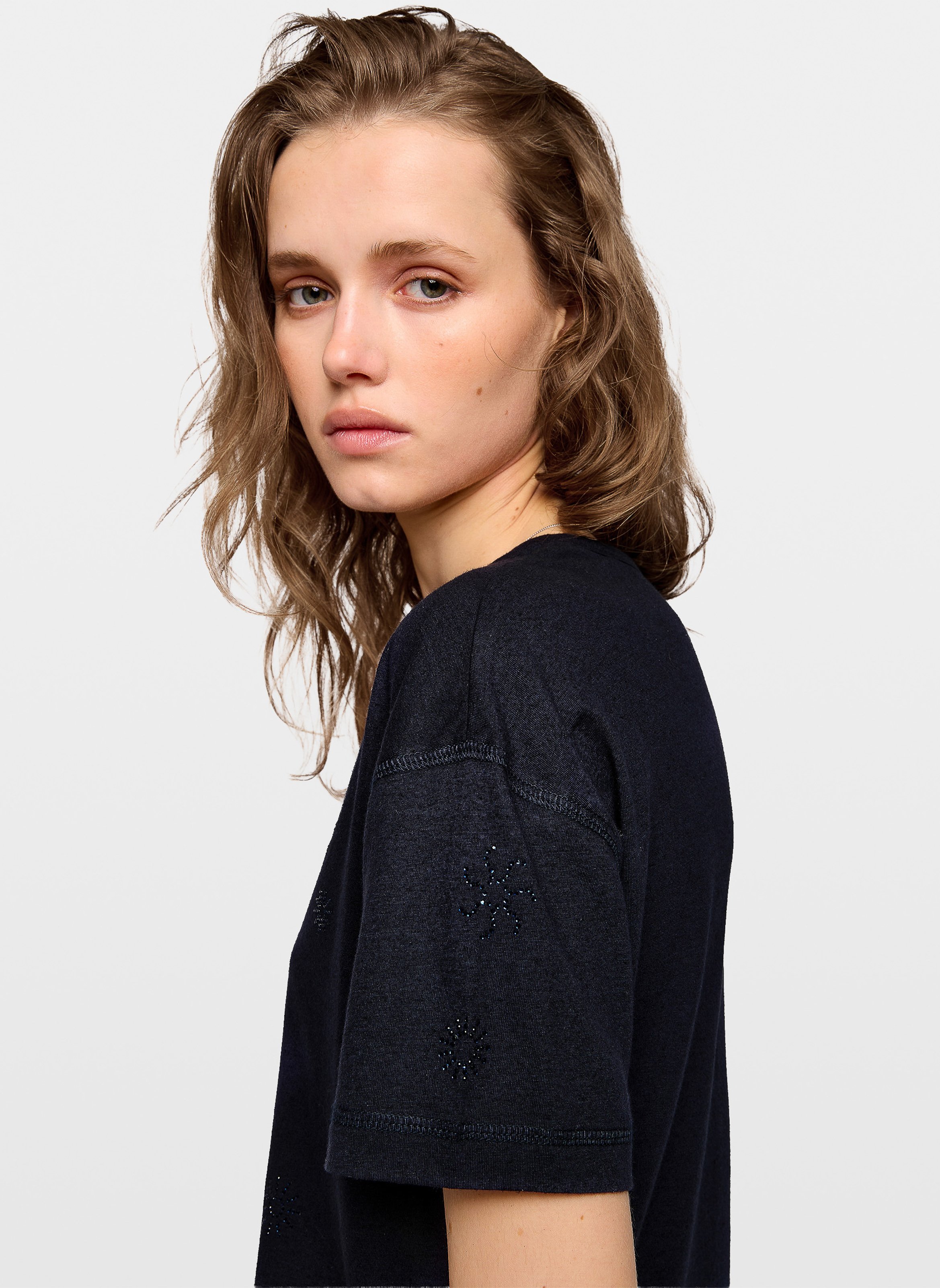 Tee-shirt col V  ZADIG&VOLTAIRE Bleu