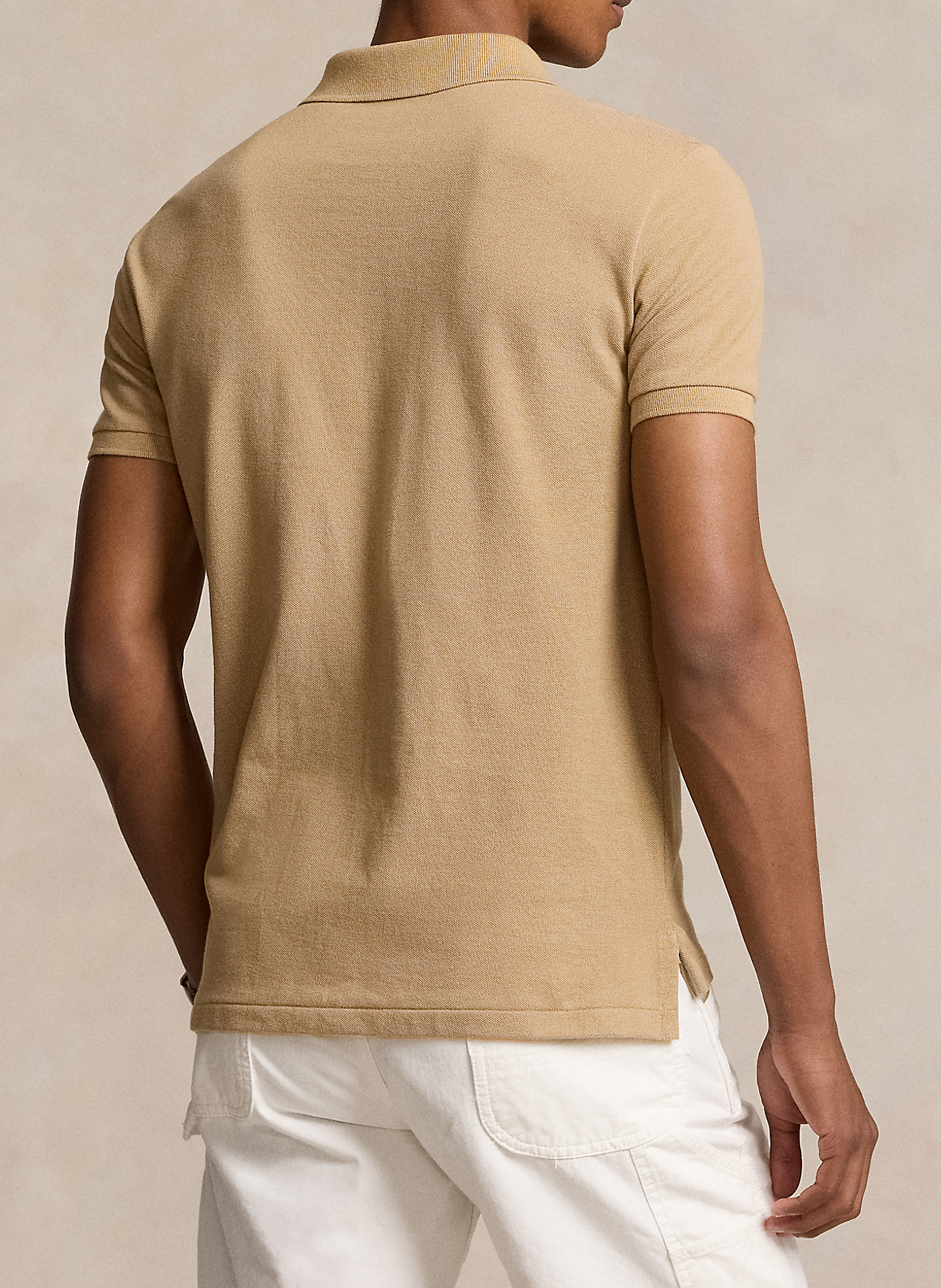 Poloshirt aus Baumwolle, Slim Fit POLO RALPH LAUREN Beige