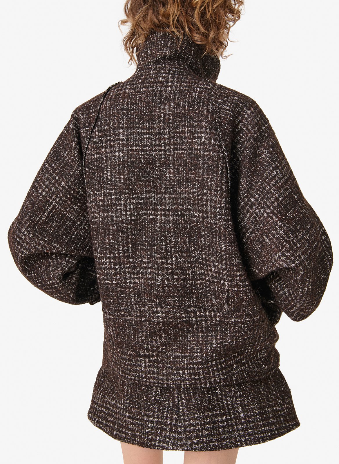 Veste ample boutonnée avec imprimé IRO Marron