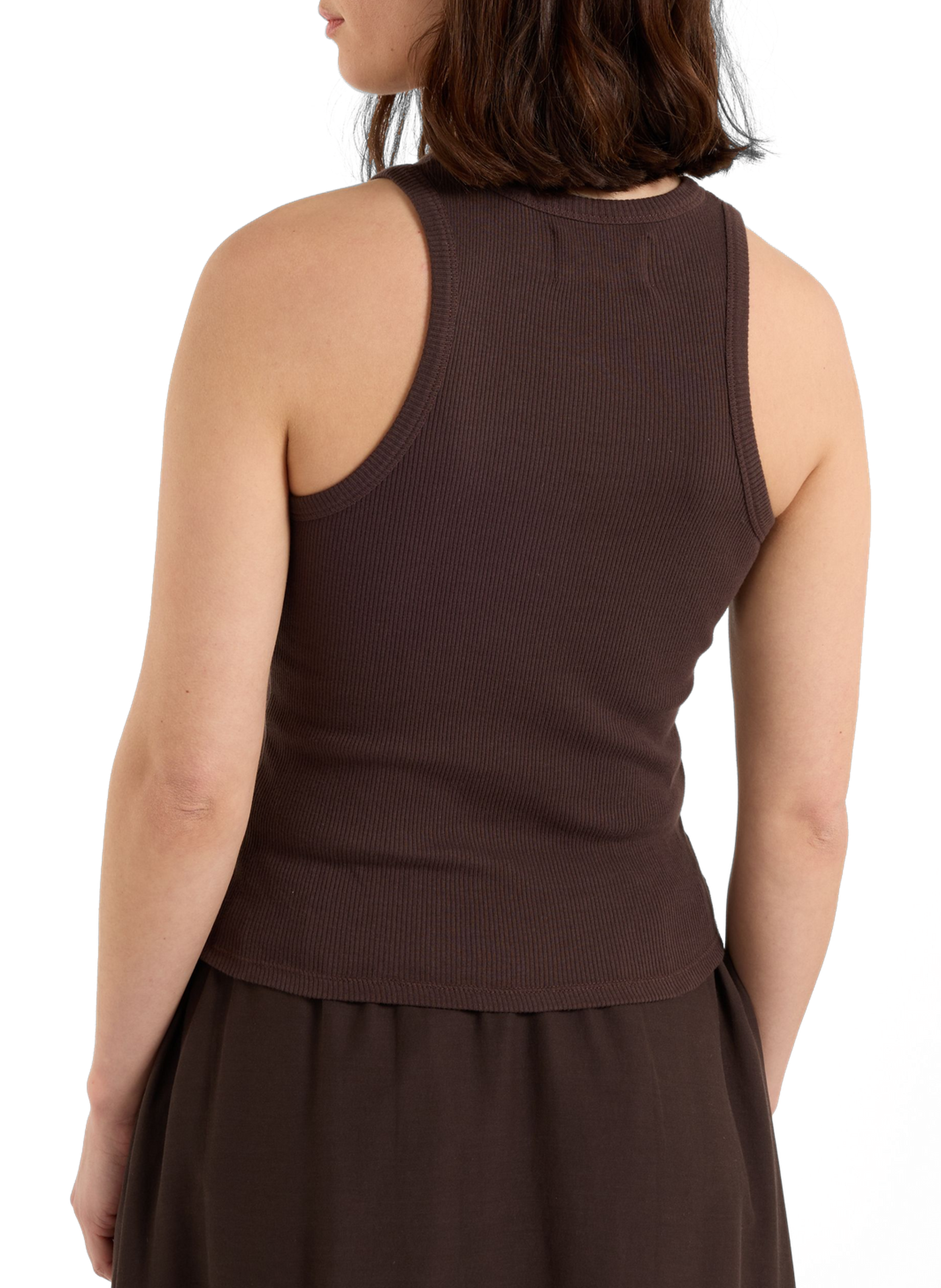 Tovie cotton tank top by Tovie SAISON 1865 Brown