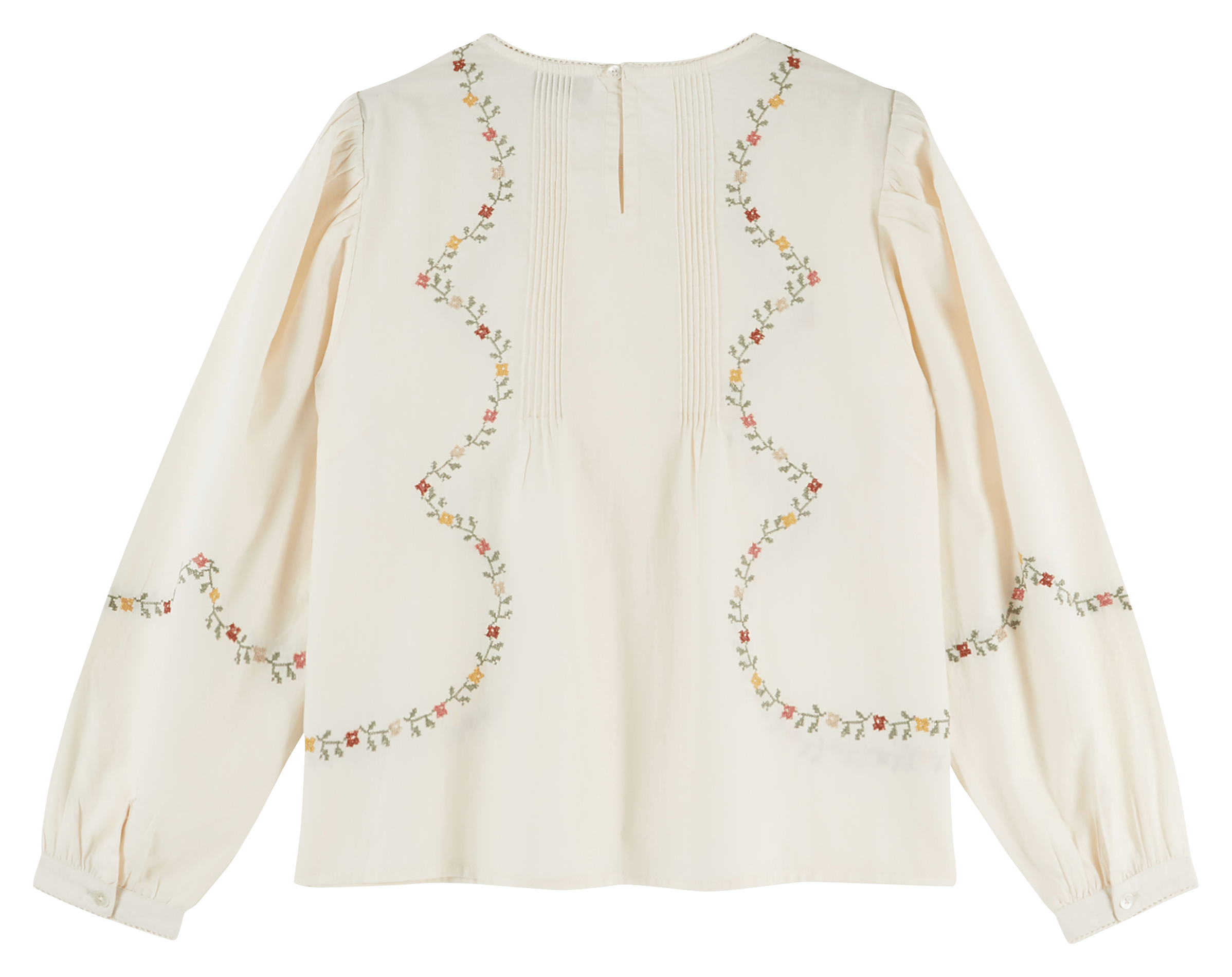Blouse col rond en coton EMILE ET IDA Beige