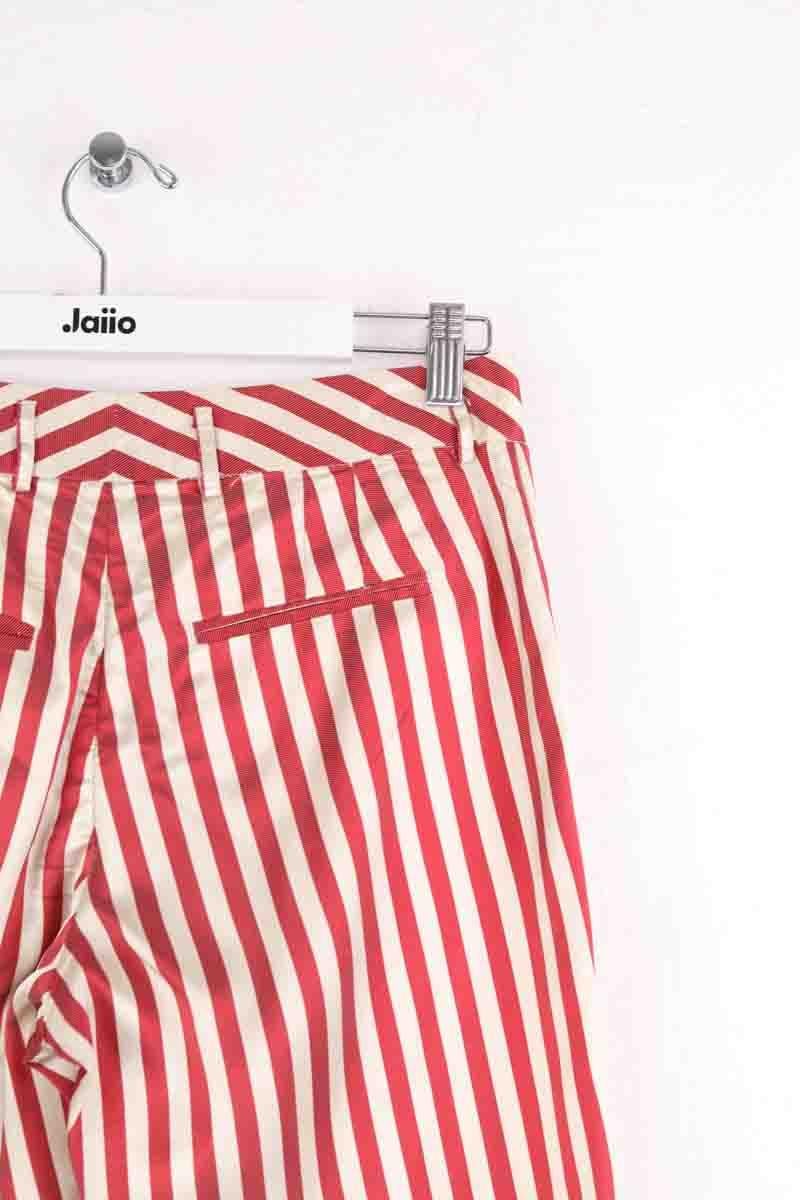 Straight-leg pants CHLOE STORA - SECONDE MAIN Red