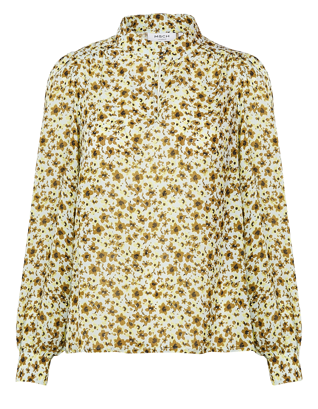 Blouse col montant à imprimé  MOSS COPENHAGEN Multicolore