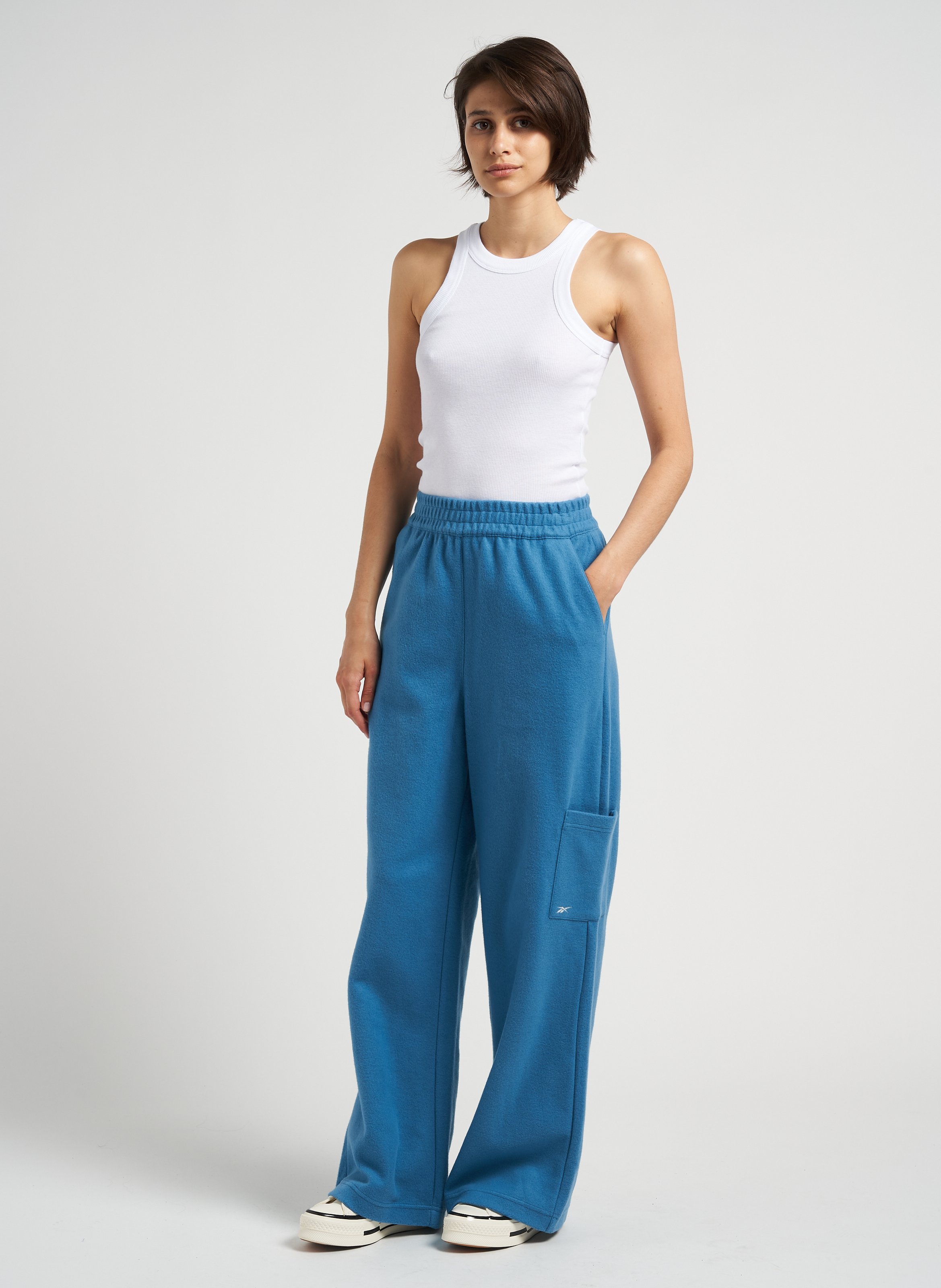 Pantaloni Larghi A Vita Alta Steblu Reebok Donna HS0385 STEBLU STEBLU Place des Tendances Italia