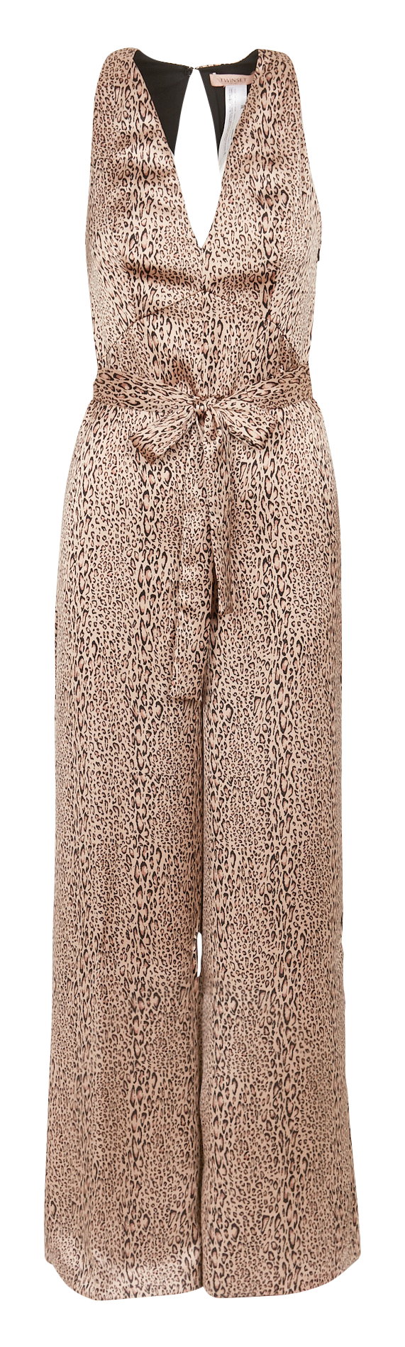 Combinaison col V imprimée TWINSET Marron