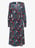 Long V-neck silk dress SOI PARIS