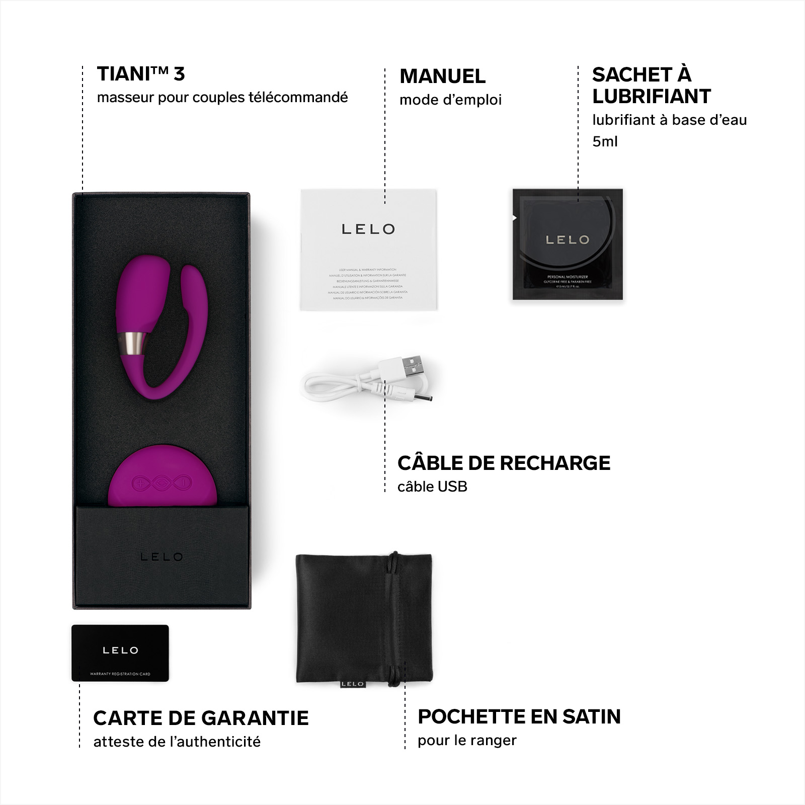 Sextoys femme pour couple à télécommande LELO Violet