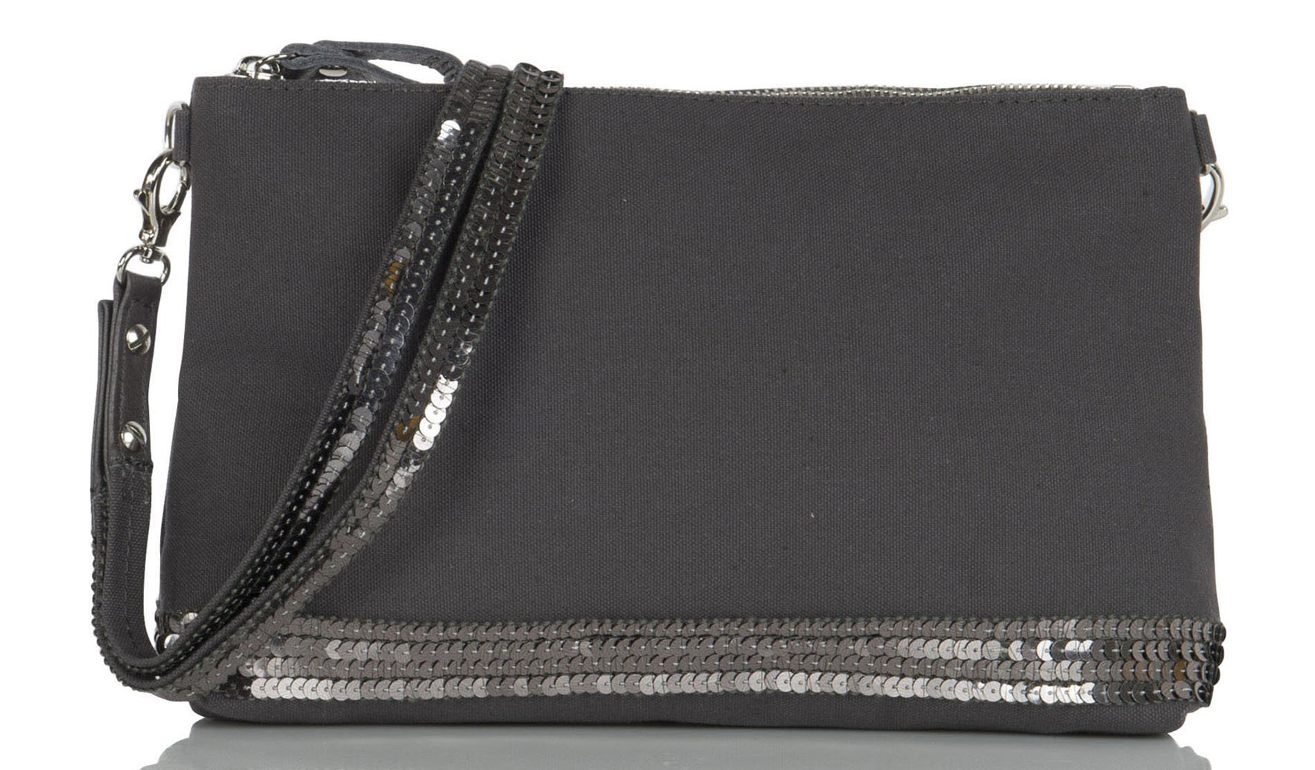 Baumwoll-Clutch mit Pailetten VANESSA BRUNO