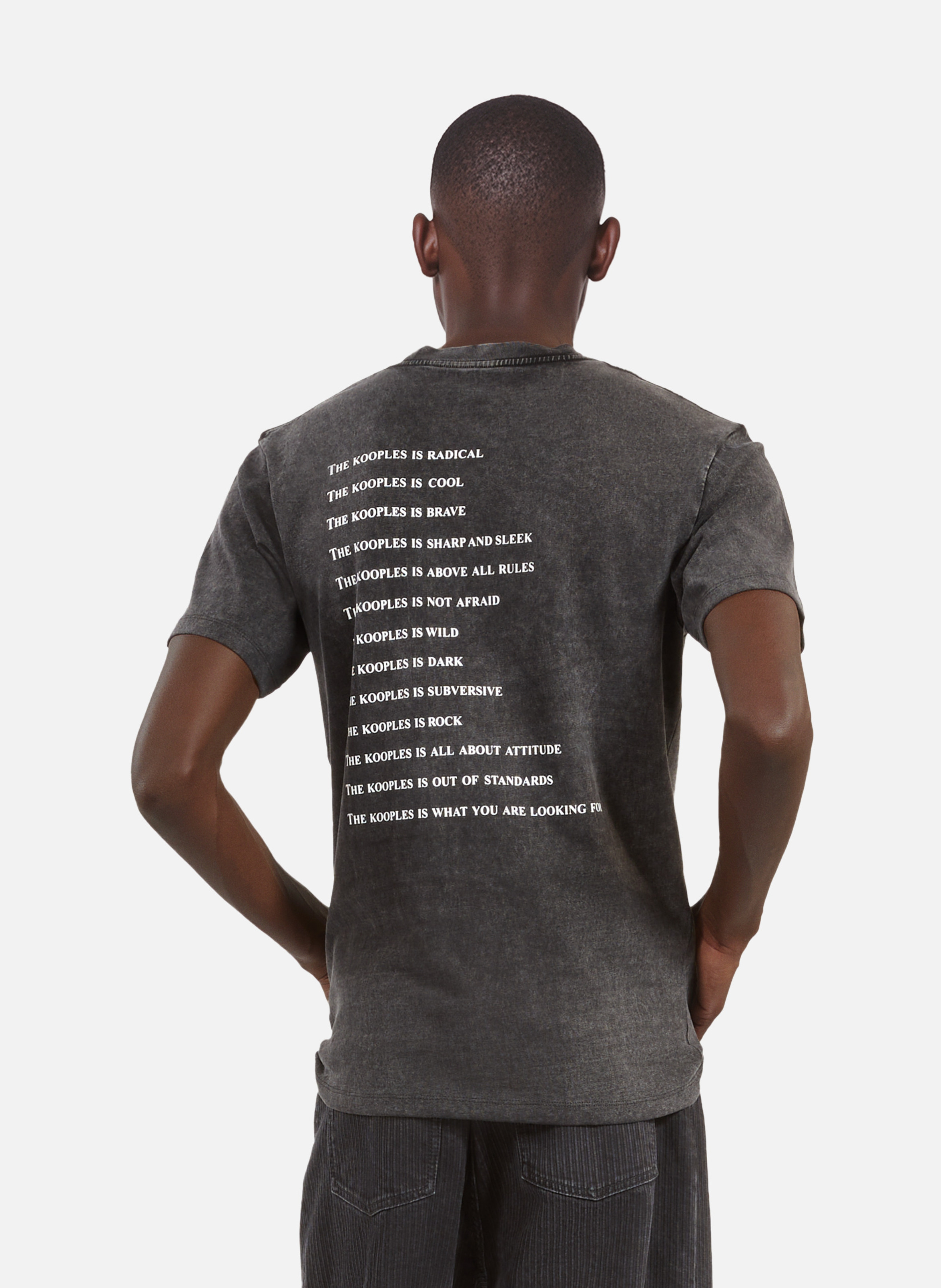 T-shirt manches courtes what is THE KOOPLES Noir