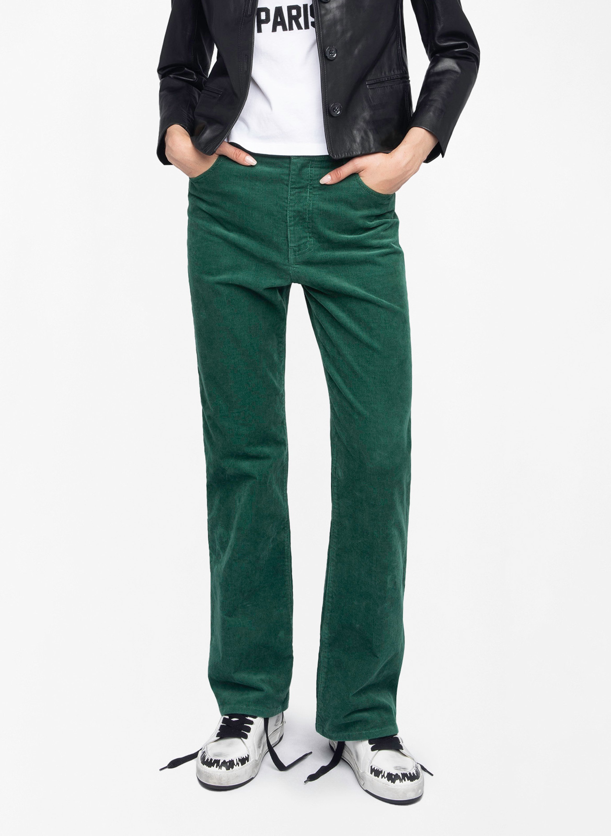 Pantaloni chino in misto cotone ZADIG&VOLTAIRE Verde