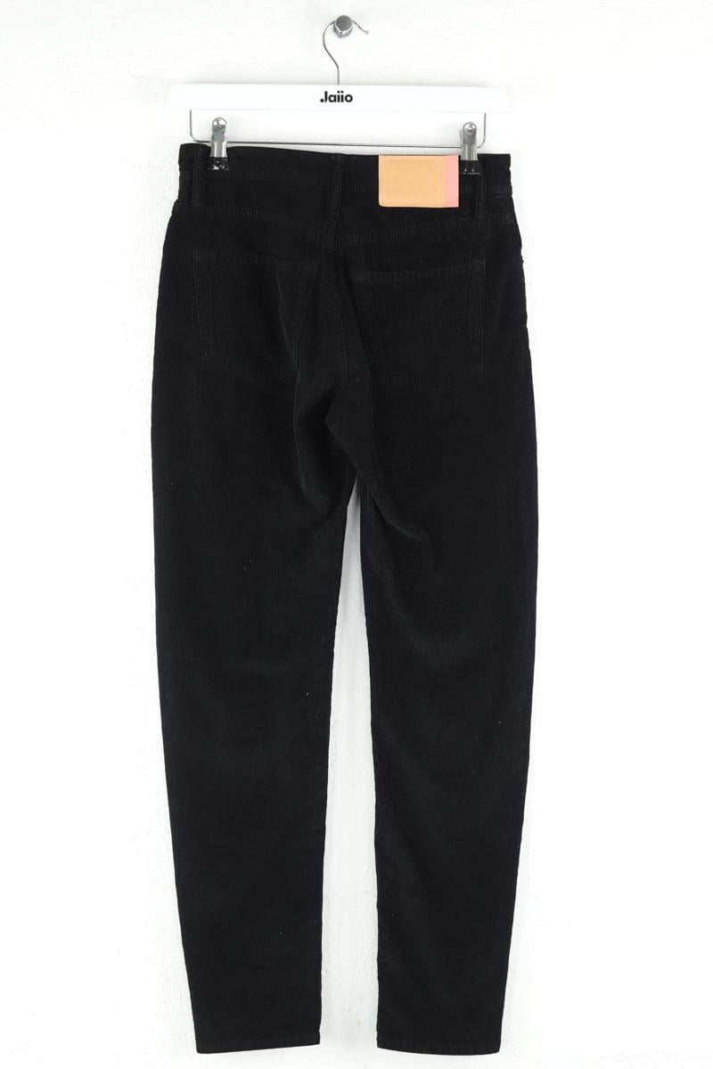 Straight leg bla konst cotton trousers ACNE STUDIOS - Seconde Main Black
