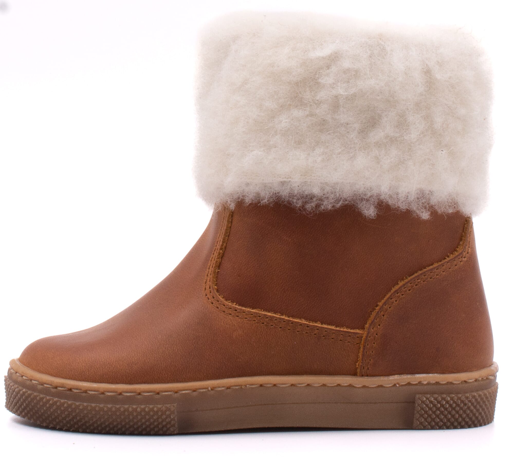 Fur-lined boot Boni & Sidonie Brown