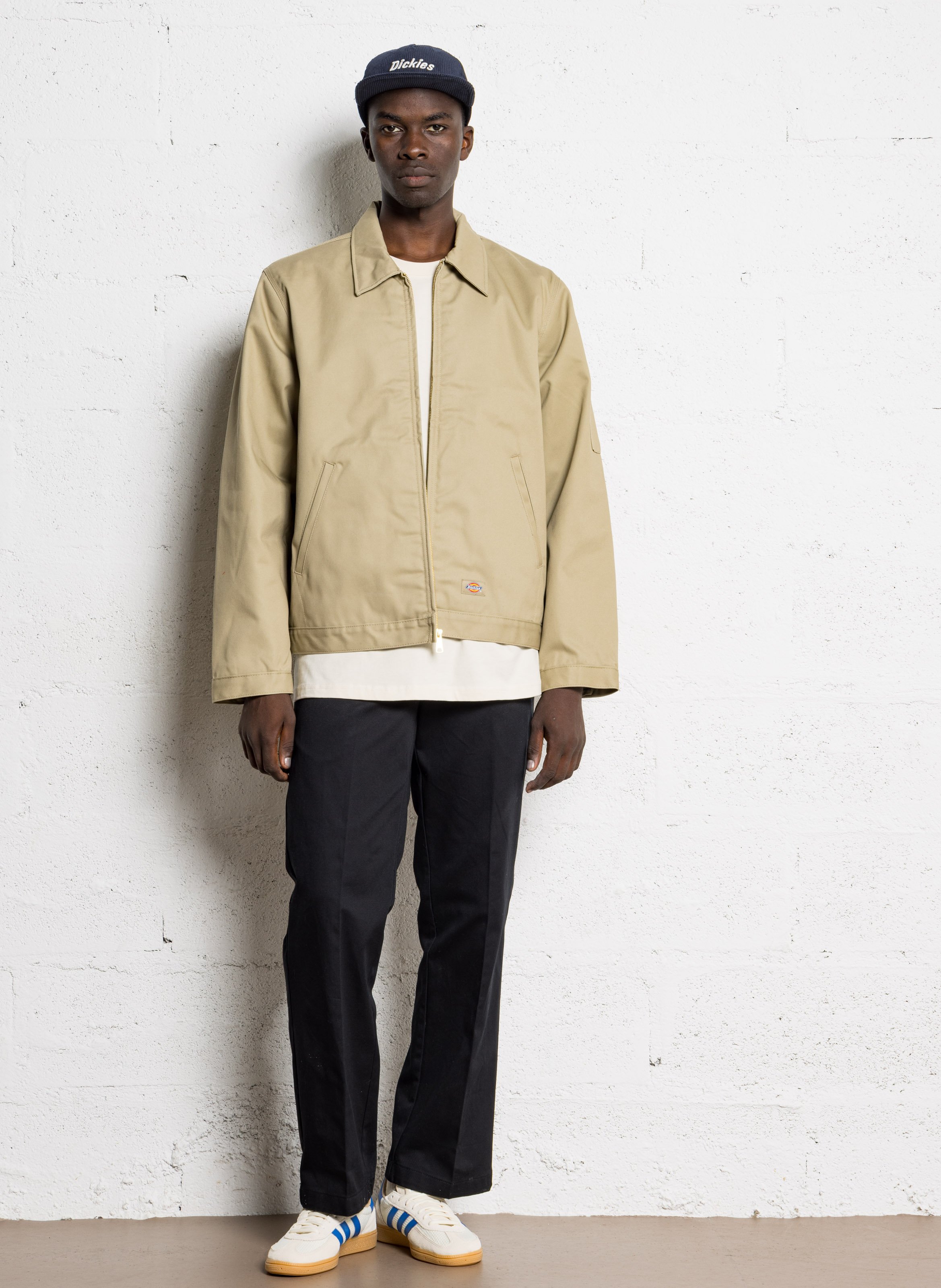 Jack met klassieke kraag DICKIES Beige