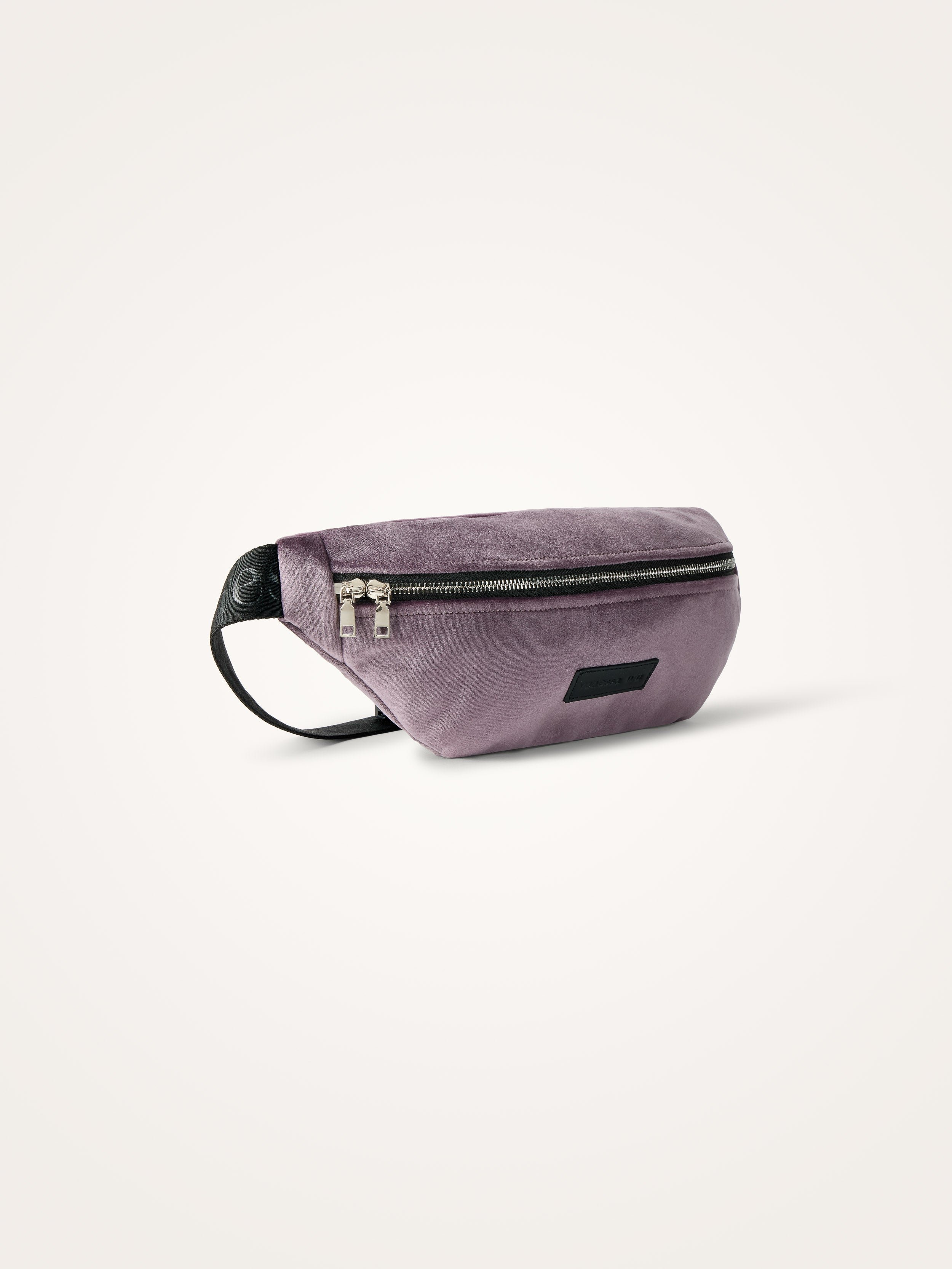 Velour waist bag VANESSA WU Purple