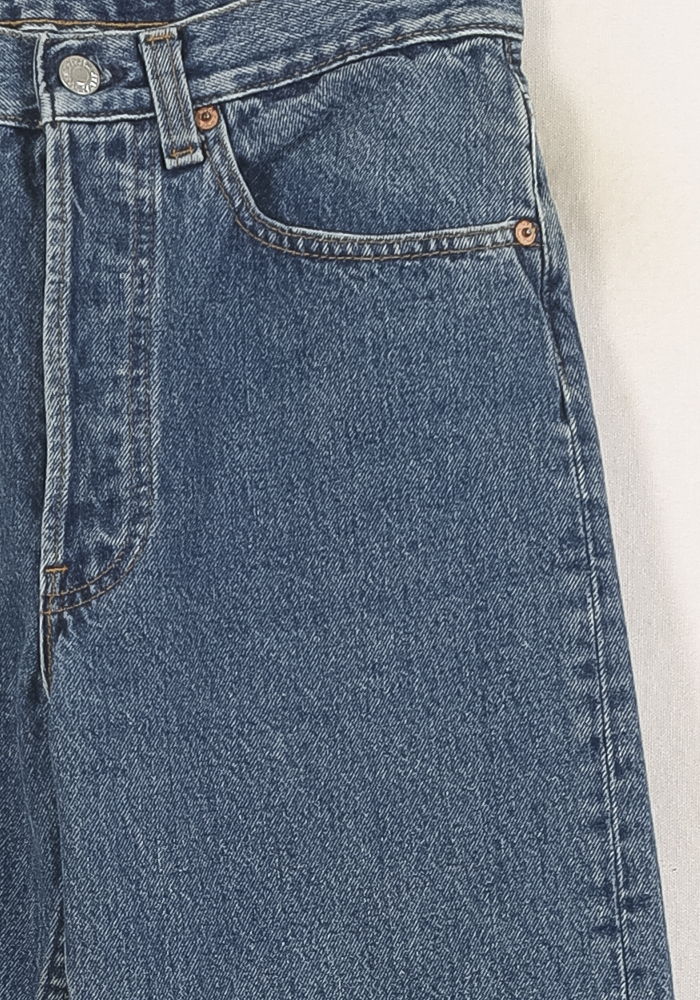 Cropped slim jeans with studs LEVI'S - Seconde main Blue