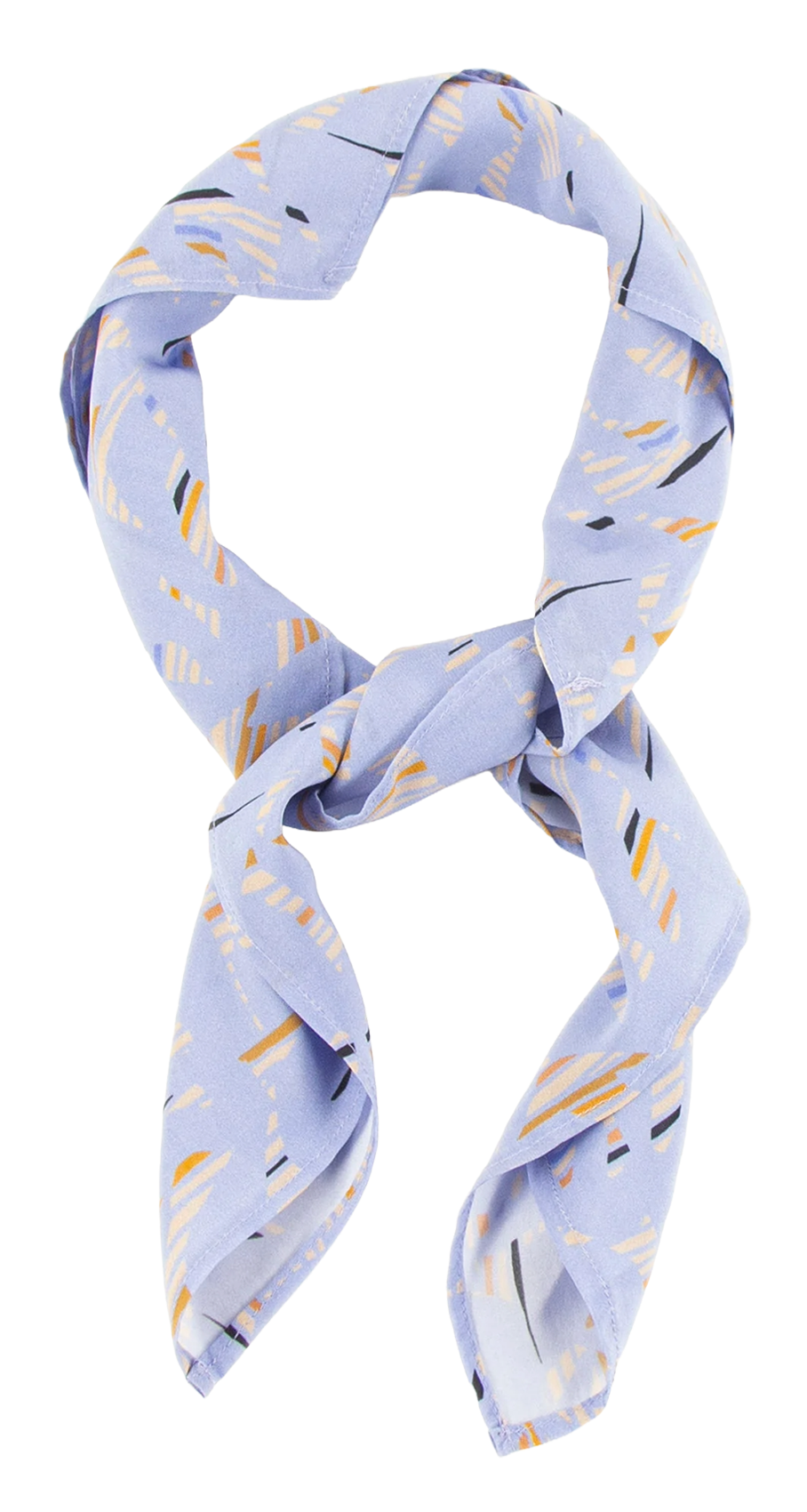 Foulard carré à imprimé exclusif en crêpe SESSUN