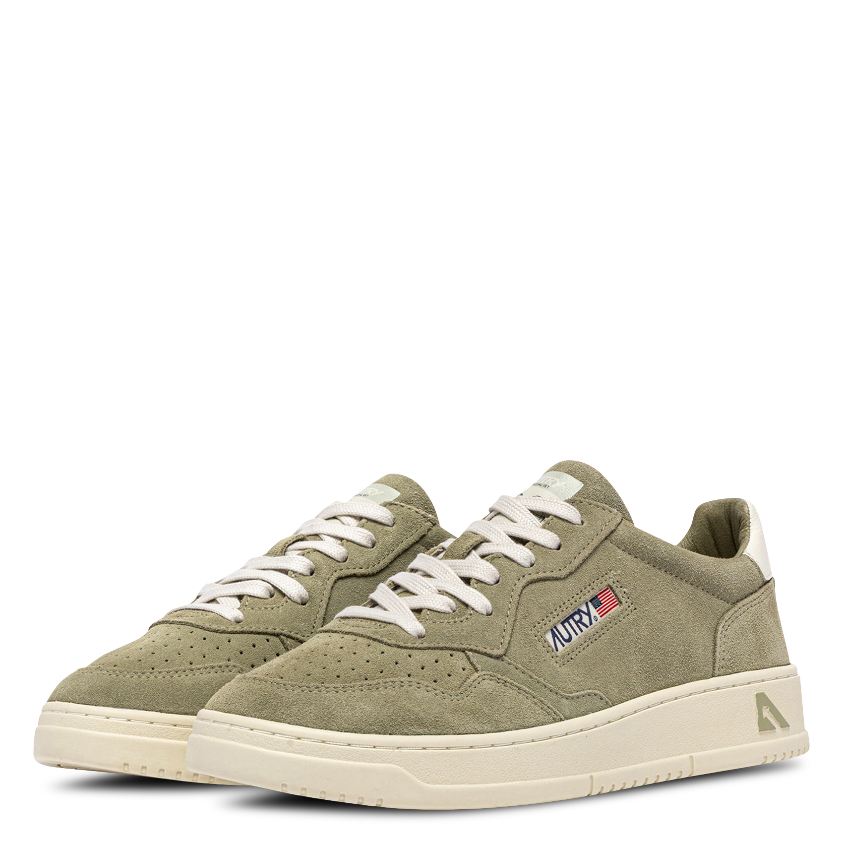 Niedrige Sneaker aus Veloursleder AUTRY Grun