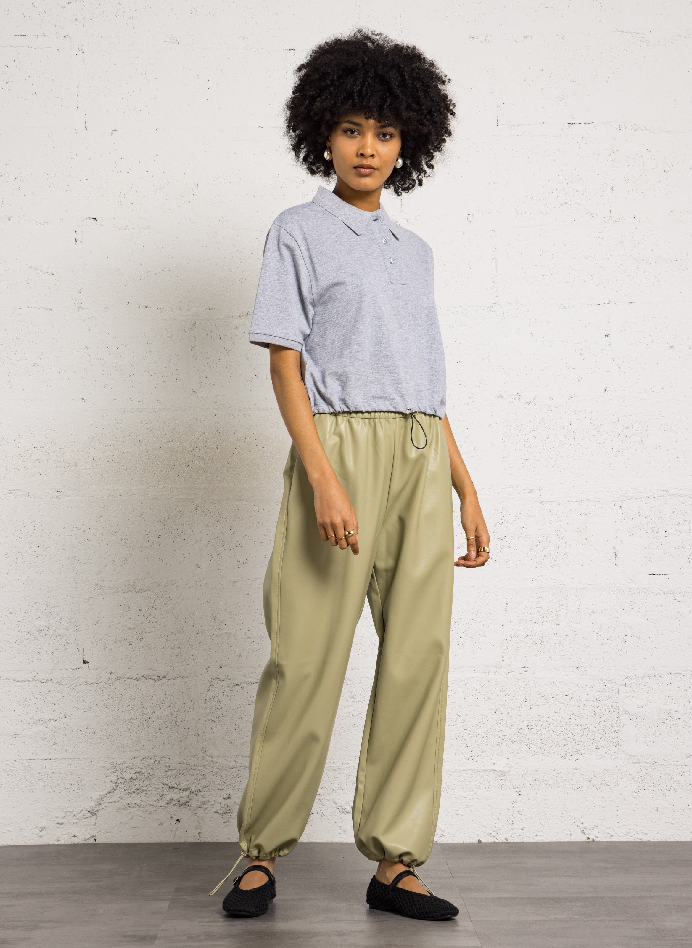 Pantalon droit BERENICE Vert